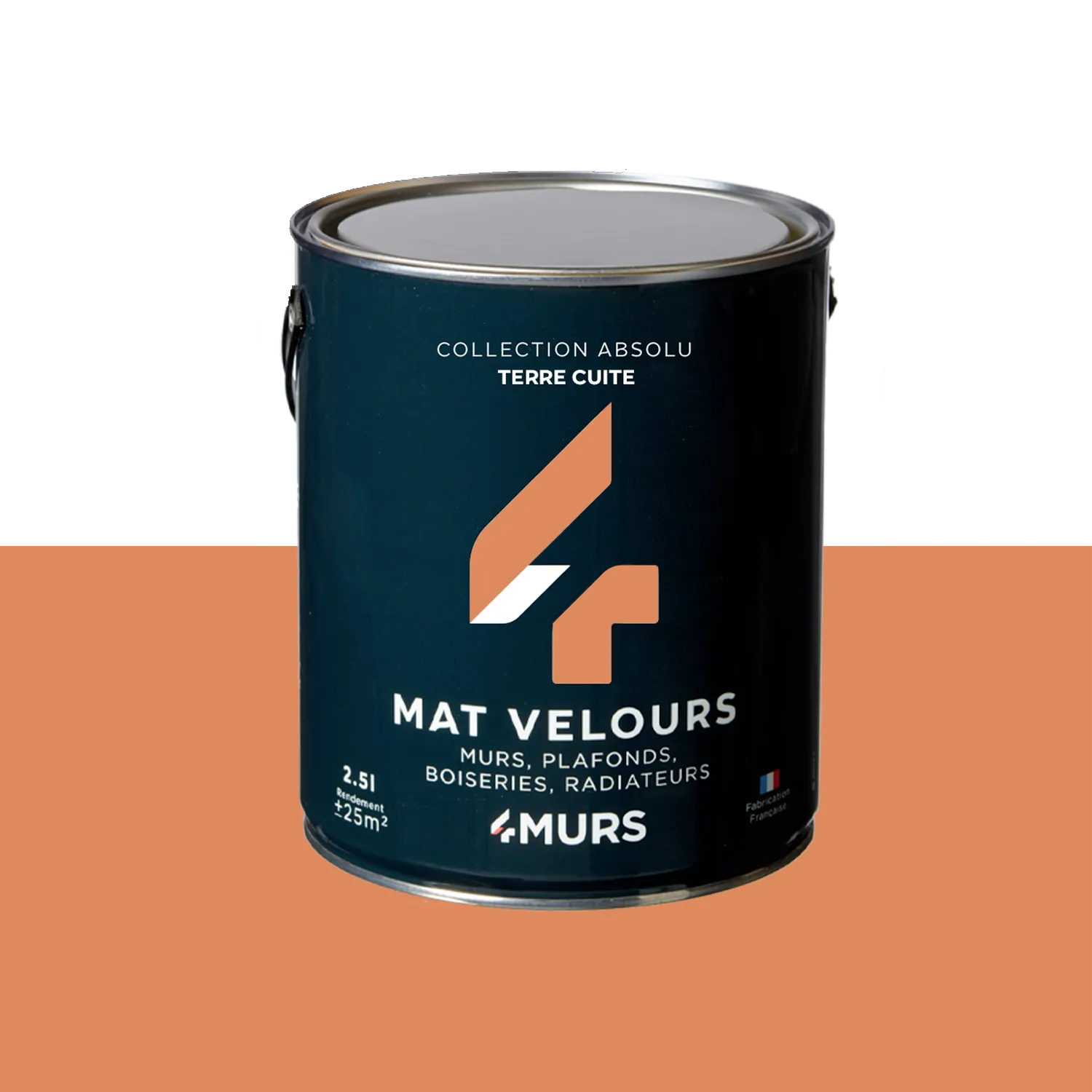 Absolu Peinture Peinture terre cuite Mat 2,5 L - 4MURS