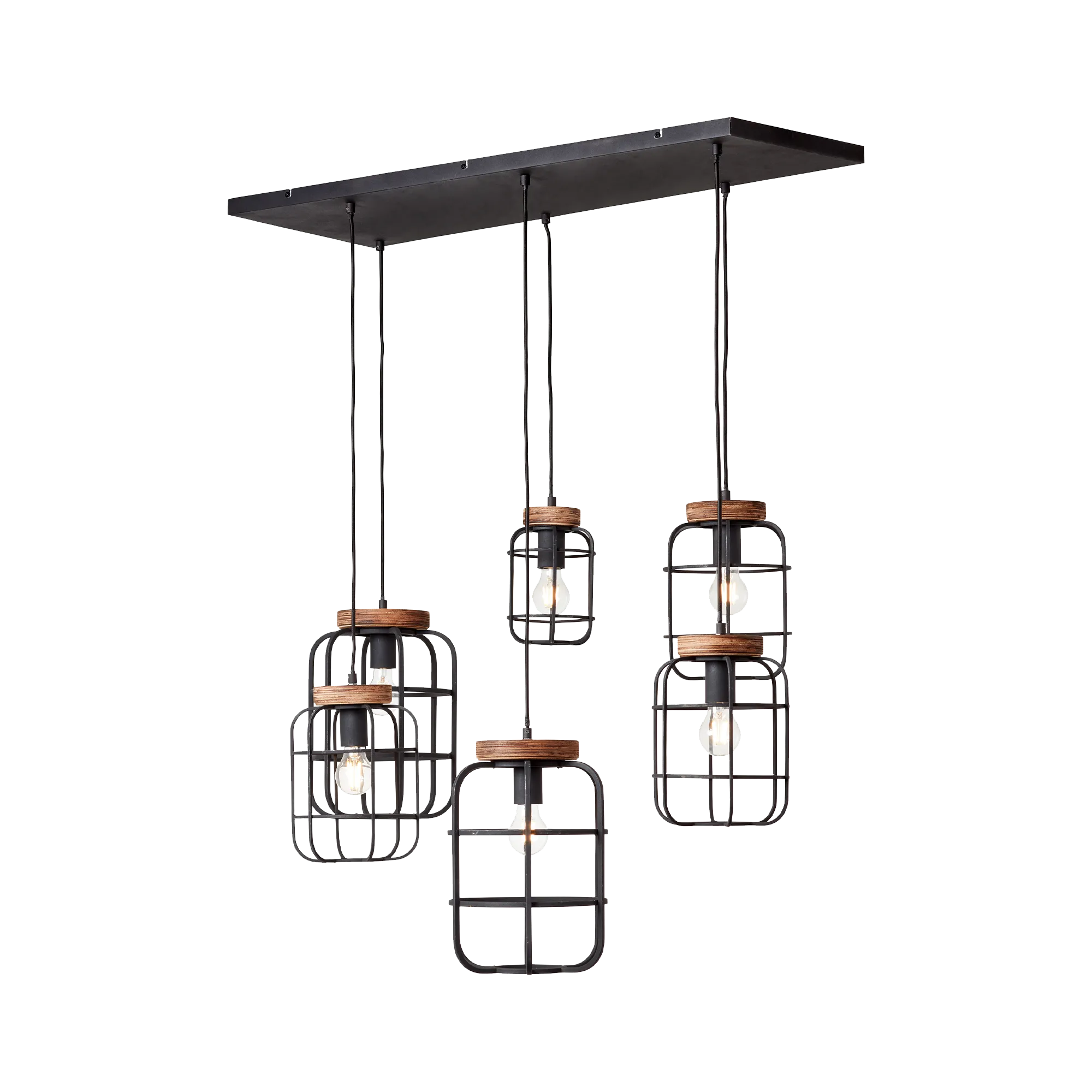 Suspension GWEN coloris noir 27 x 110 cm - 4MURS