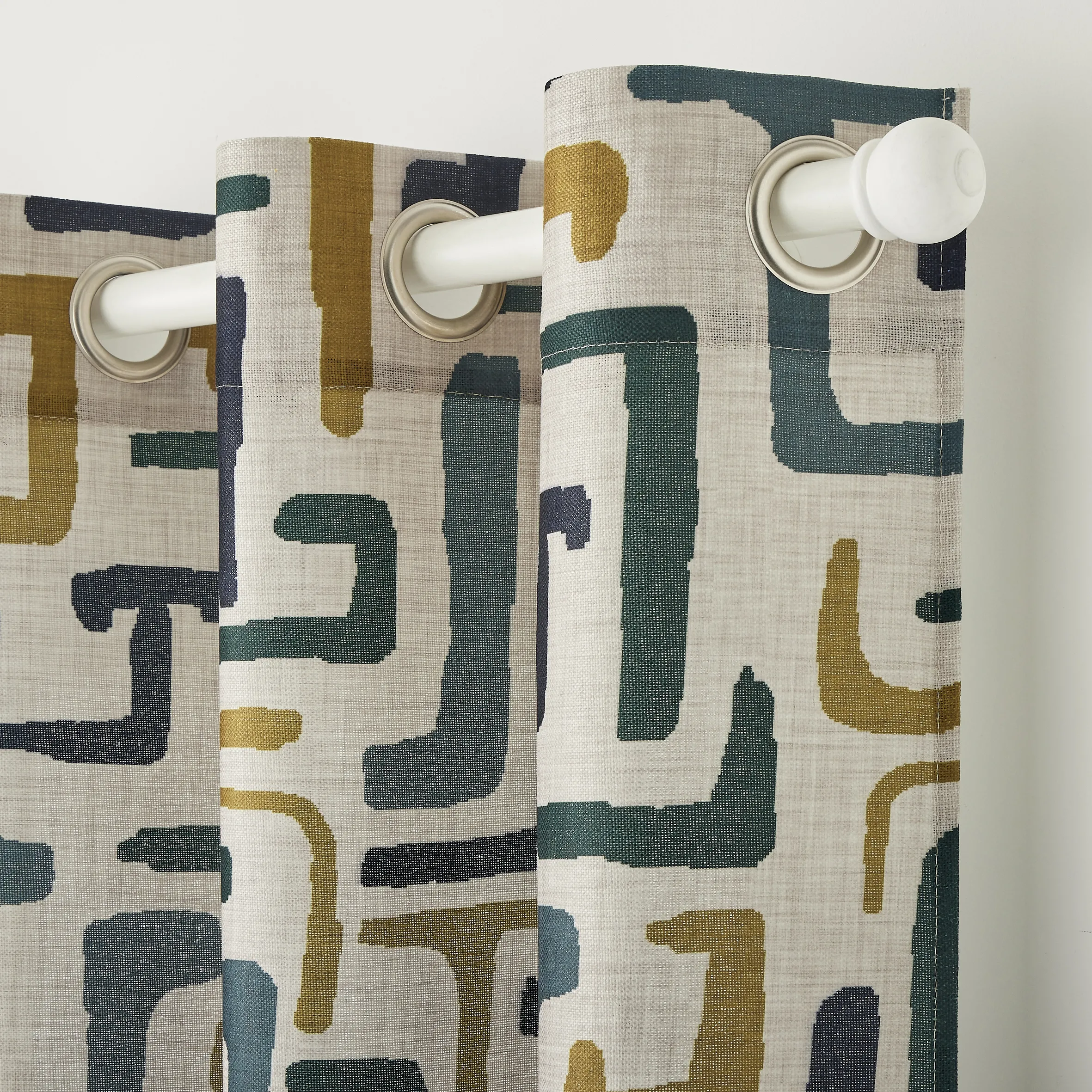 Rideau ETTORE coloris ocre 140 x 260 cm - 4MURS