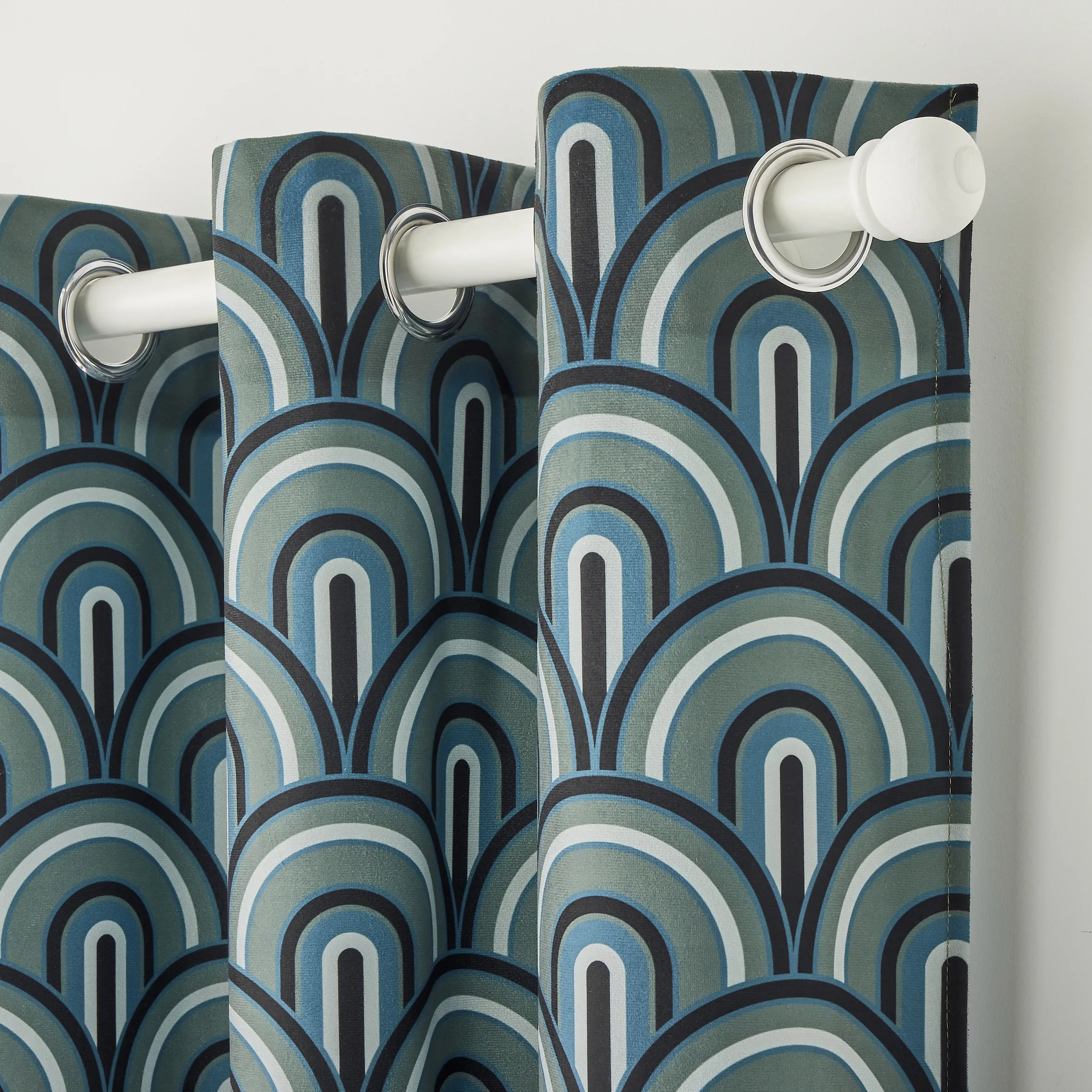 Rideau ALIX coloris vert amande 140 x 260 cm - 4MURS