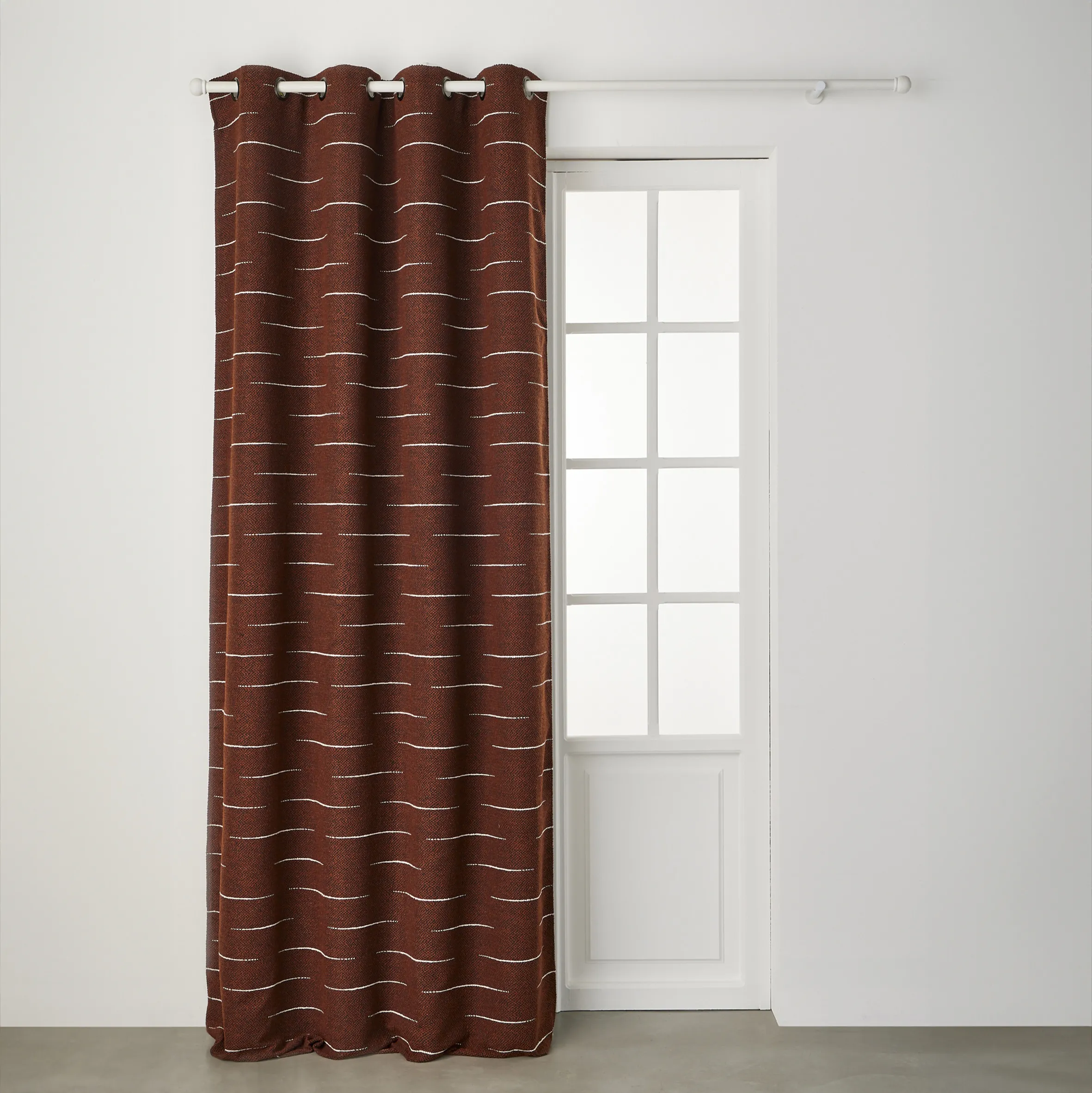 Rideau KISO coloris roux 140 x 260 cm - 4MURS