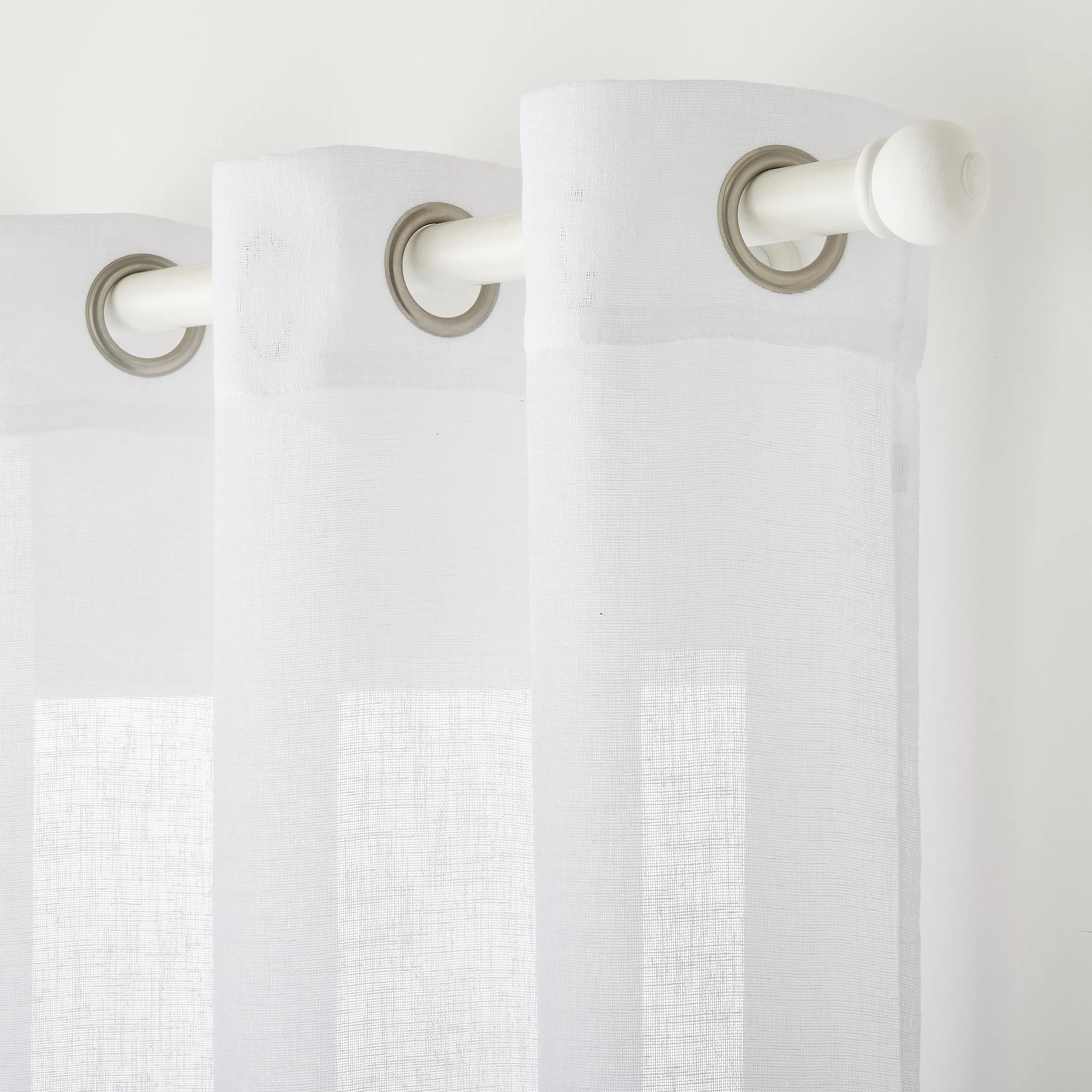 4MURS Voilage PROCIDA coloris blanc 140 x 240 cm - 4MURS