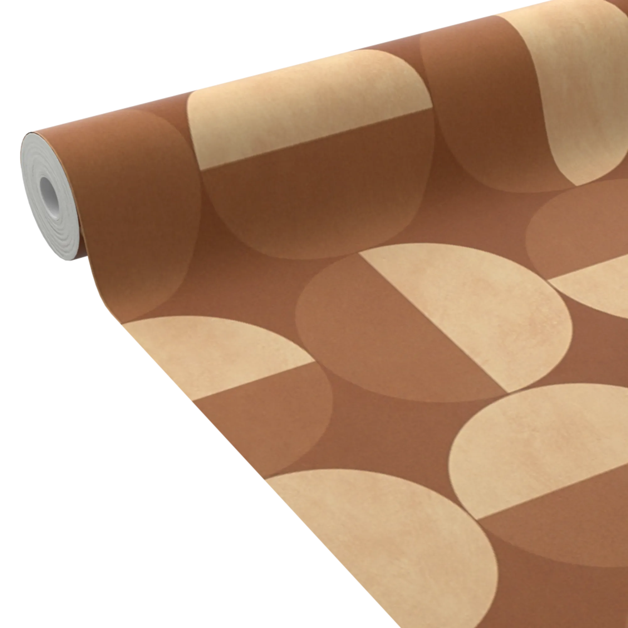 4MURS Papier peint intissé LUCIANO coloris terracotta - 4MURS
