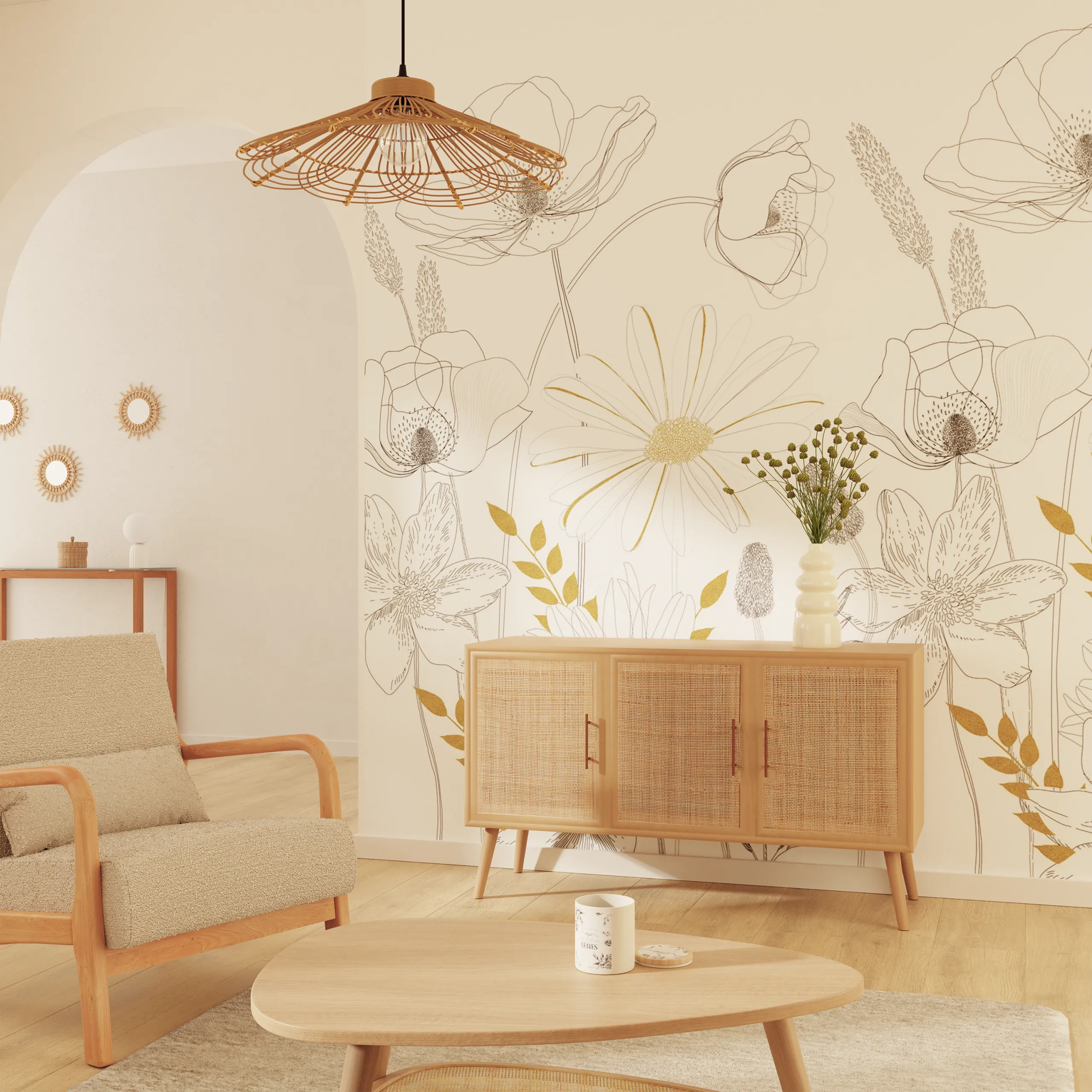 4MURS Papier peint panoramique L NELYA 159 x 270 cm - 4MURS