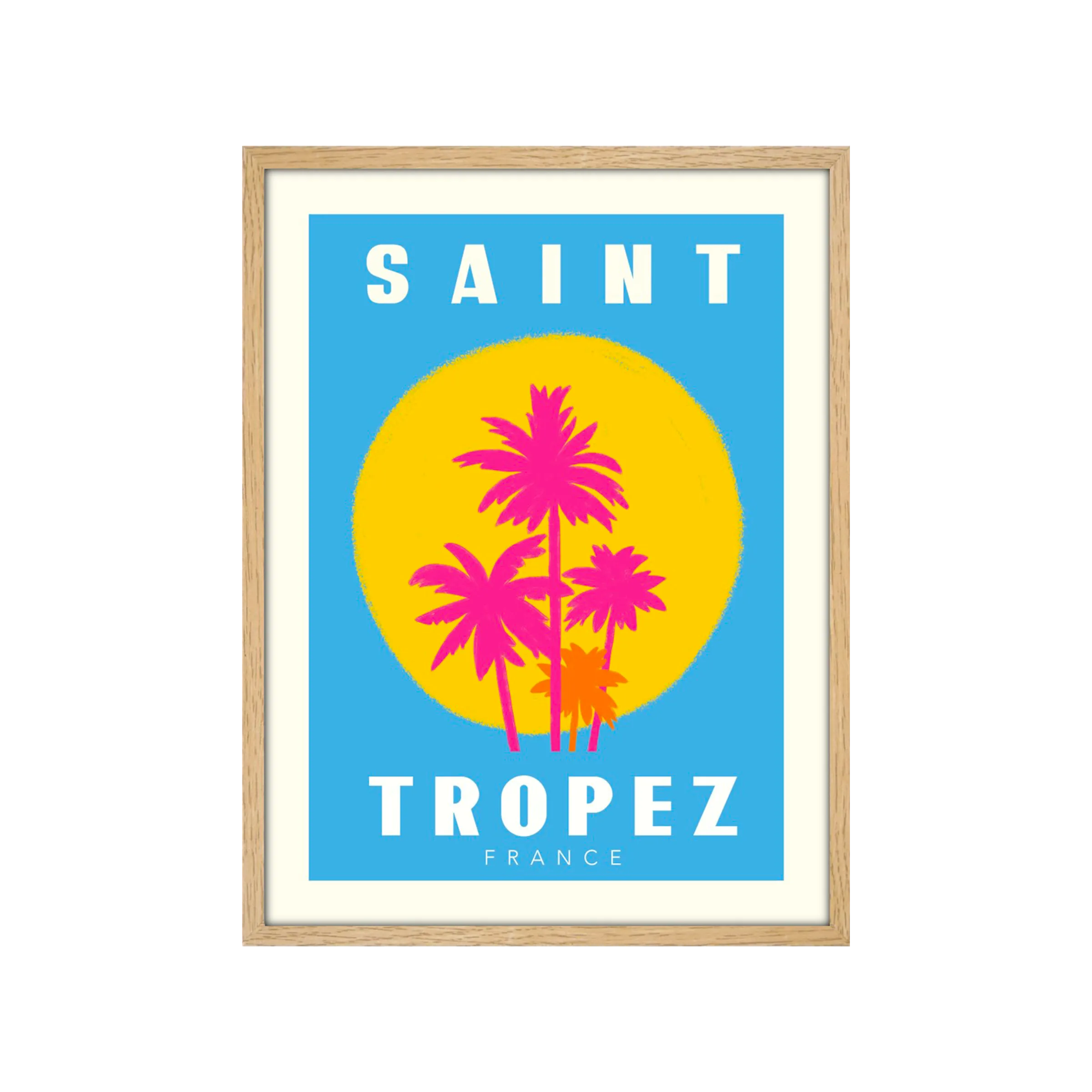 4MURS Image sous verre SAINT TROPEZ 30 x 45 cm - 4MURS