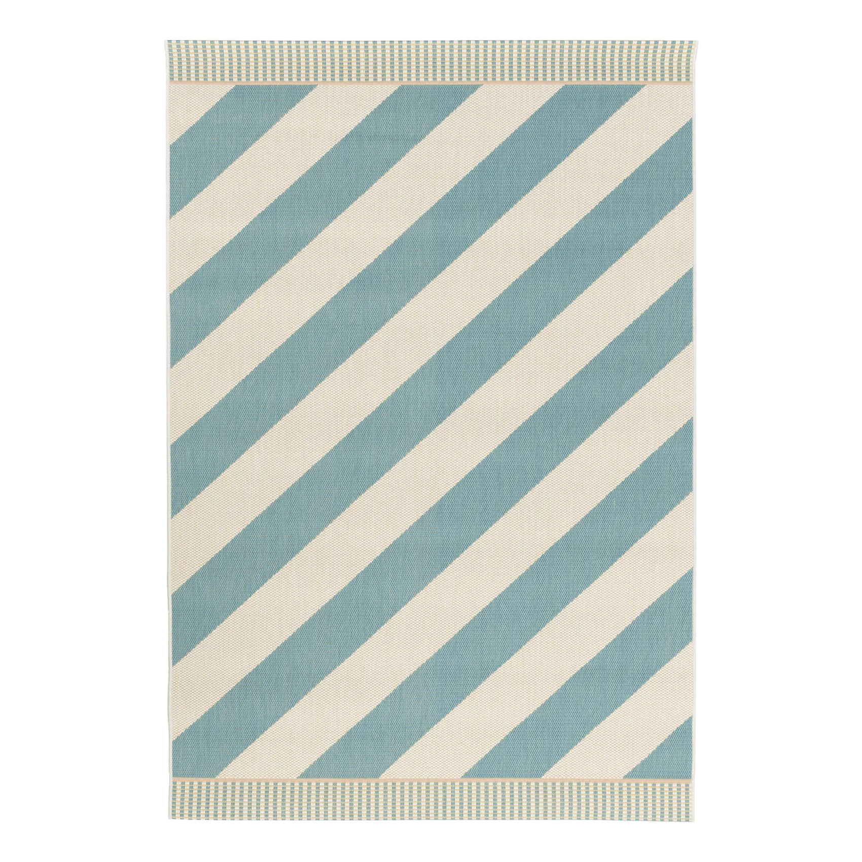 Tapis extérieur GONZO coloris vert bleu 120 x 170 cm - 4MURS