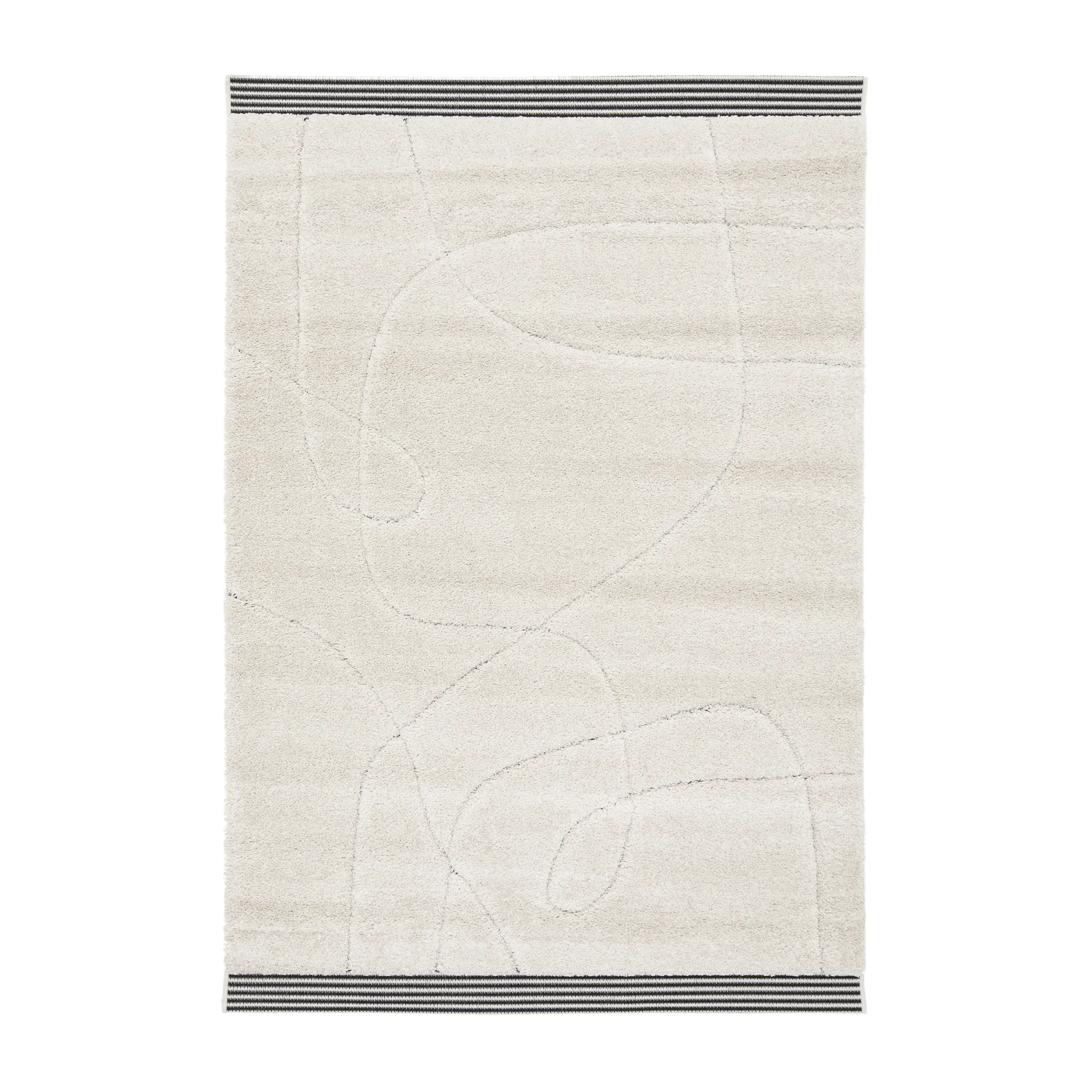 Tapis ARA coloris blanc cassé/noir 200 x 290 cm - 4MURS