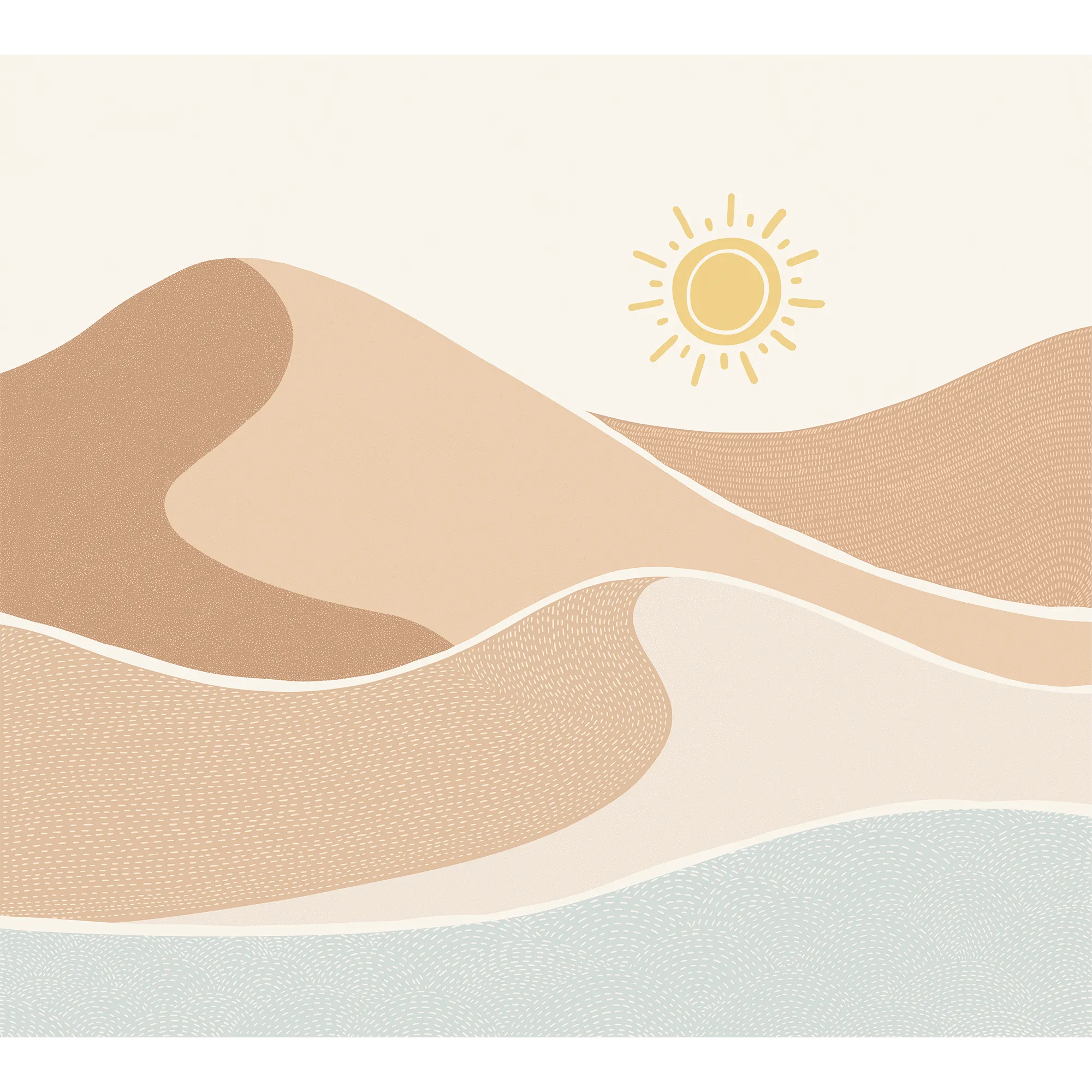 Papier peint panoramique XL CHEMIN DES DUNES 300 x 270 cm - 4MURS