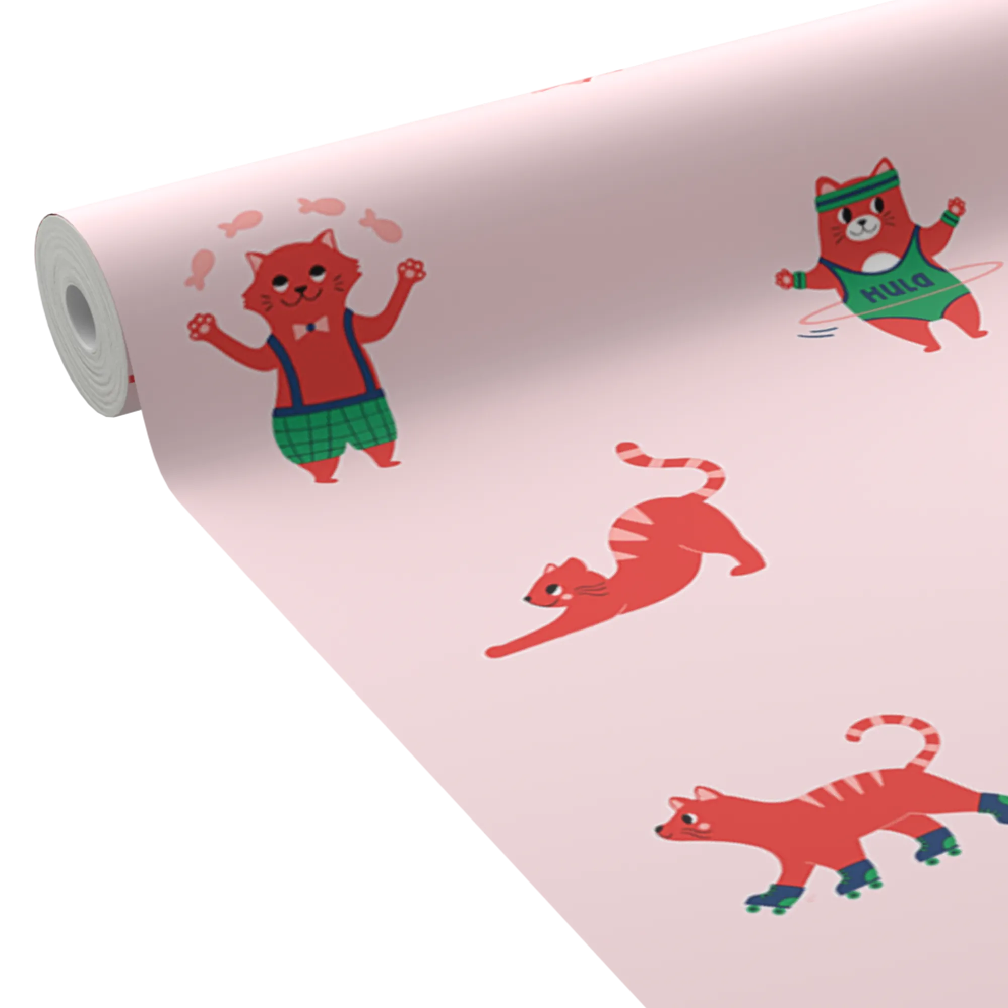 4MURS Papier peint intissé CARAMEL coloris rose poudré - 4MURS