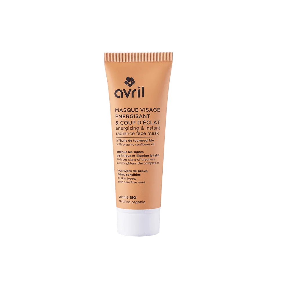 Avril Masque crème VISAGE ÉNERGISANT - 4MURS