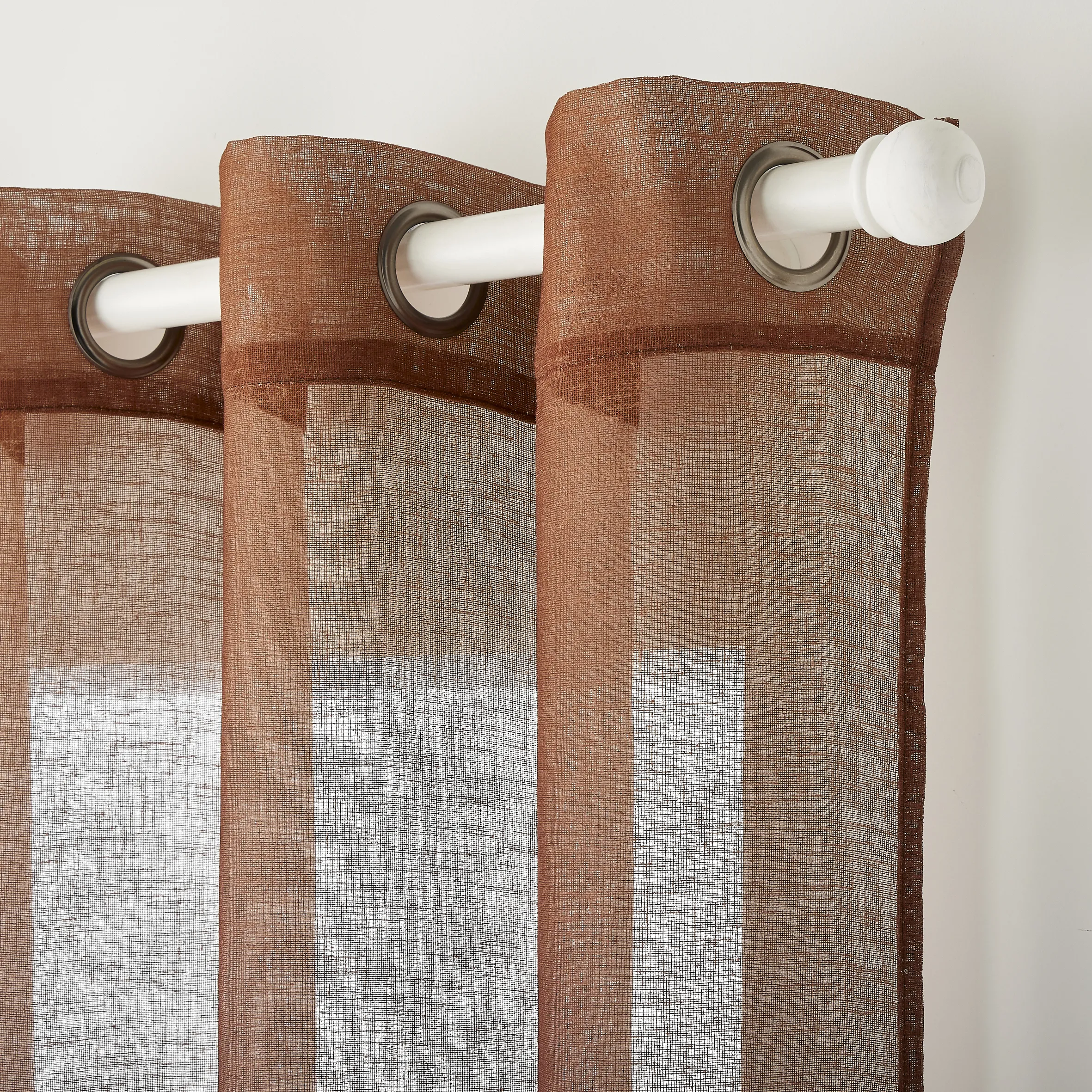 4MURS Voilage SBARI coloris cognac 140 x 240 cm - 4MURS