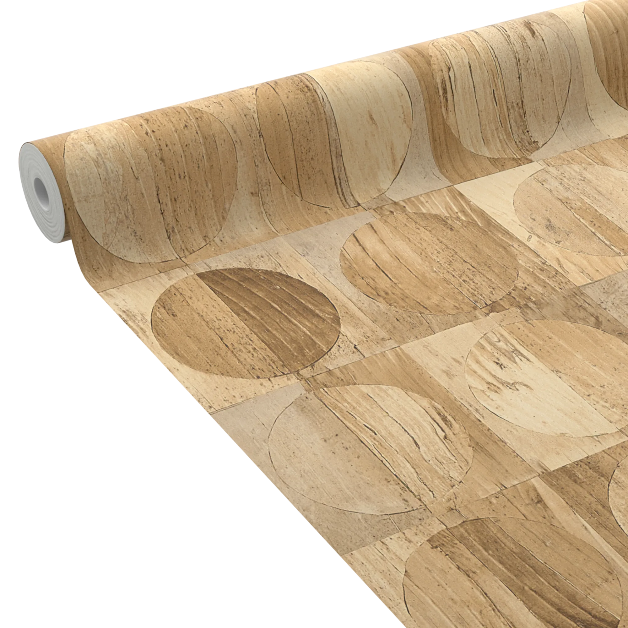 4MURS Papier peint intissé ALBAY coloris brun doré - 4MURS