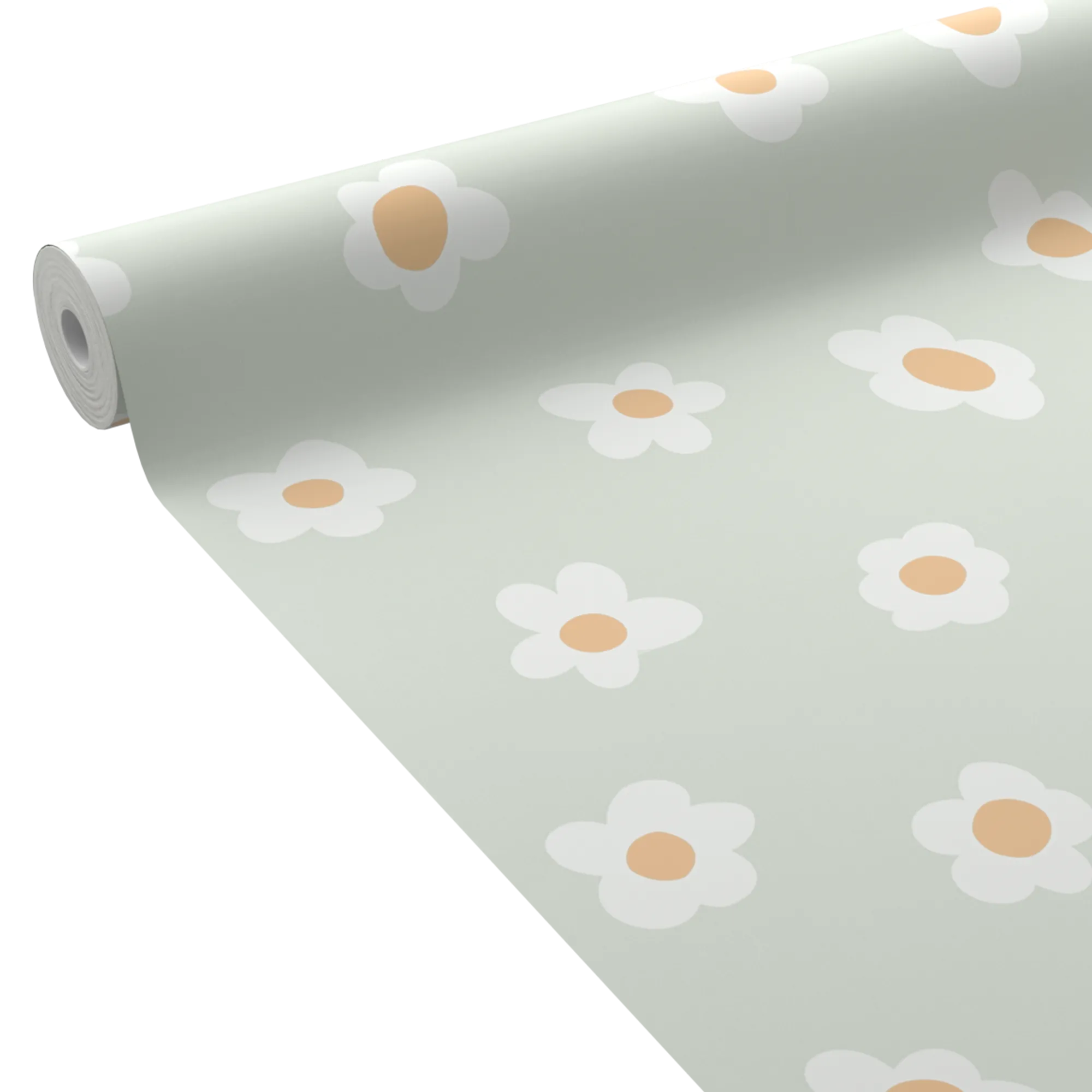 4MURS Papier peint intissé MARGARIDA coloris vert d'eau - 4MURS