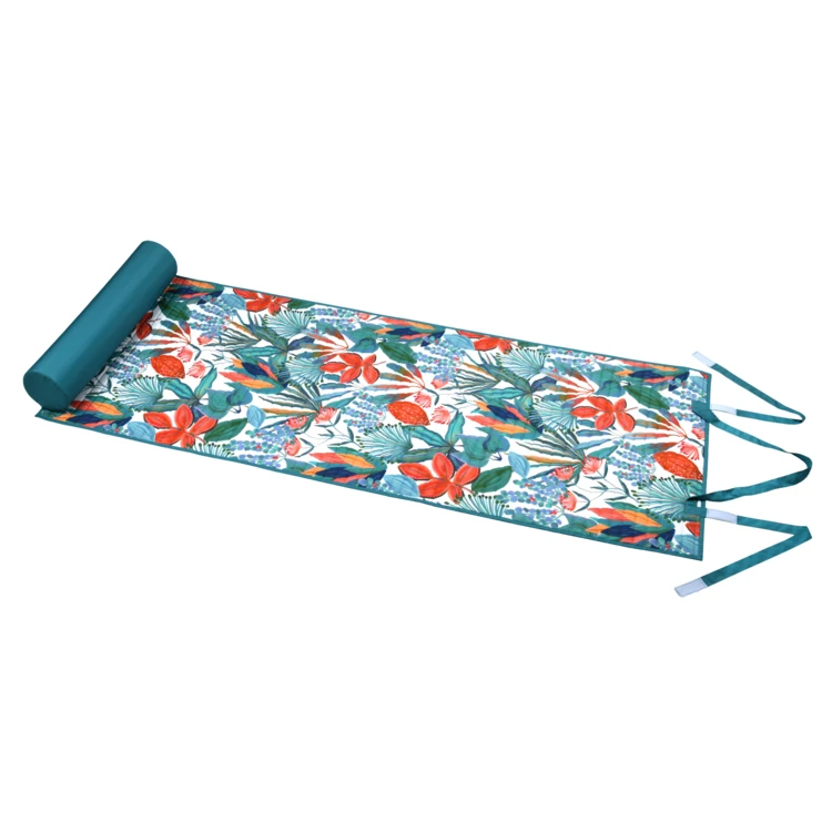 Matelas extérieur de plage à motif exotique