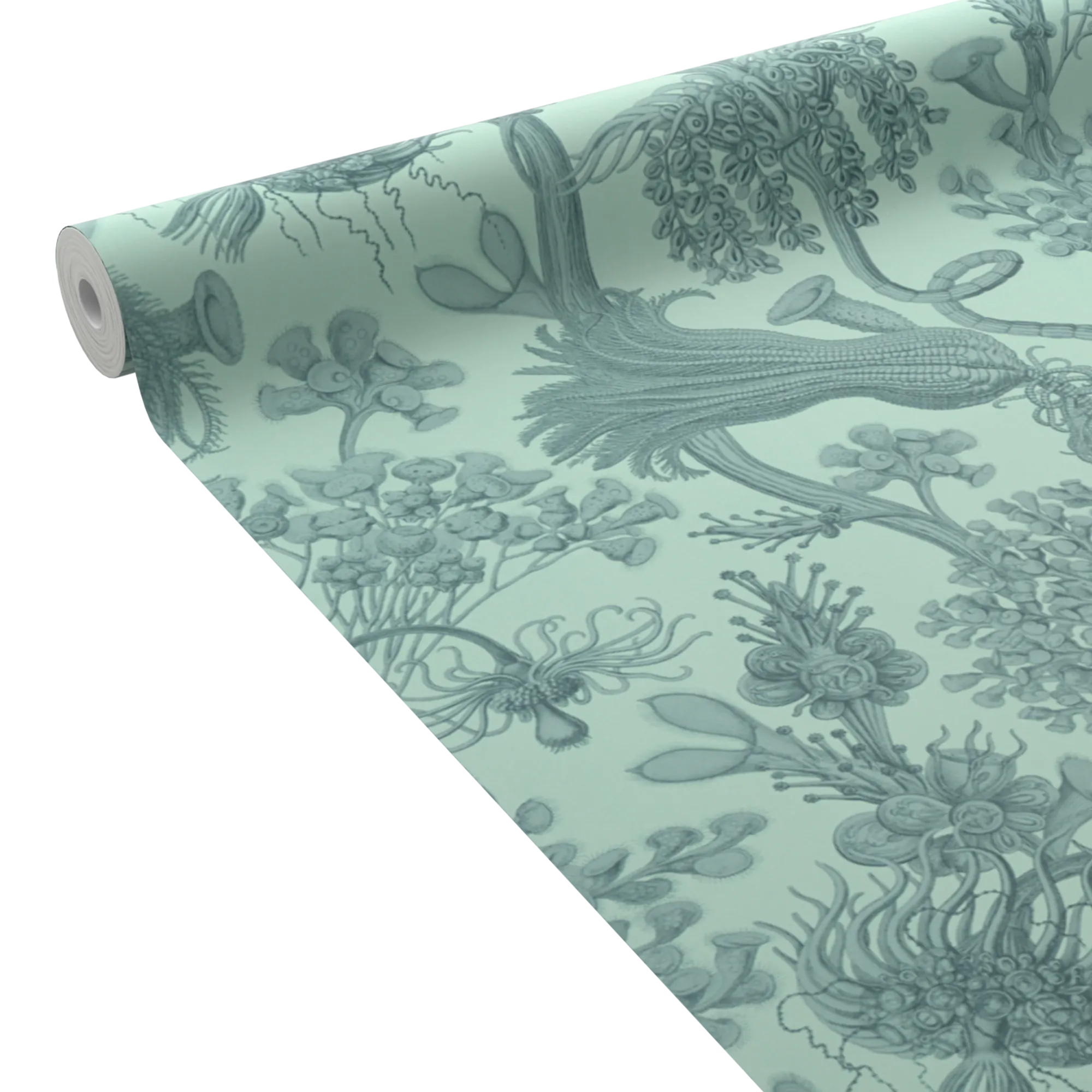 4MURS Papier peint intissé CYRIAC coloris bleu givré - 4MURS