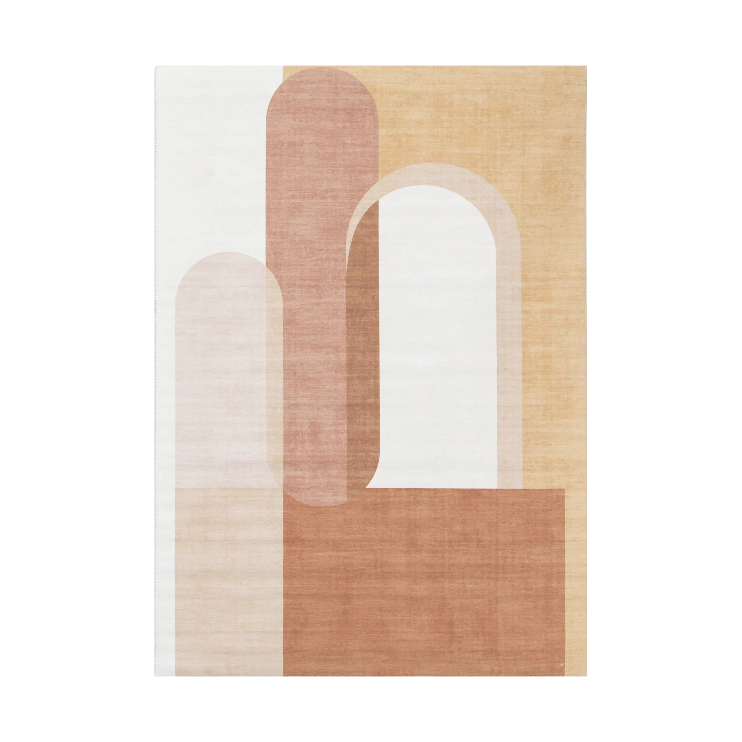 Tapis extérieur SUNSET coloris terre cuite 120 x 160 cm - 4MURS