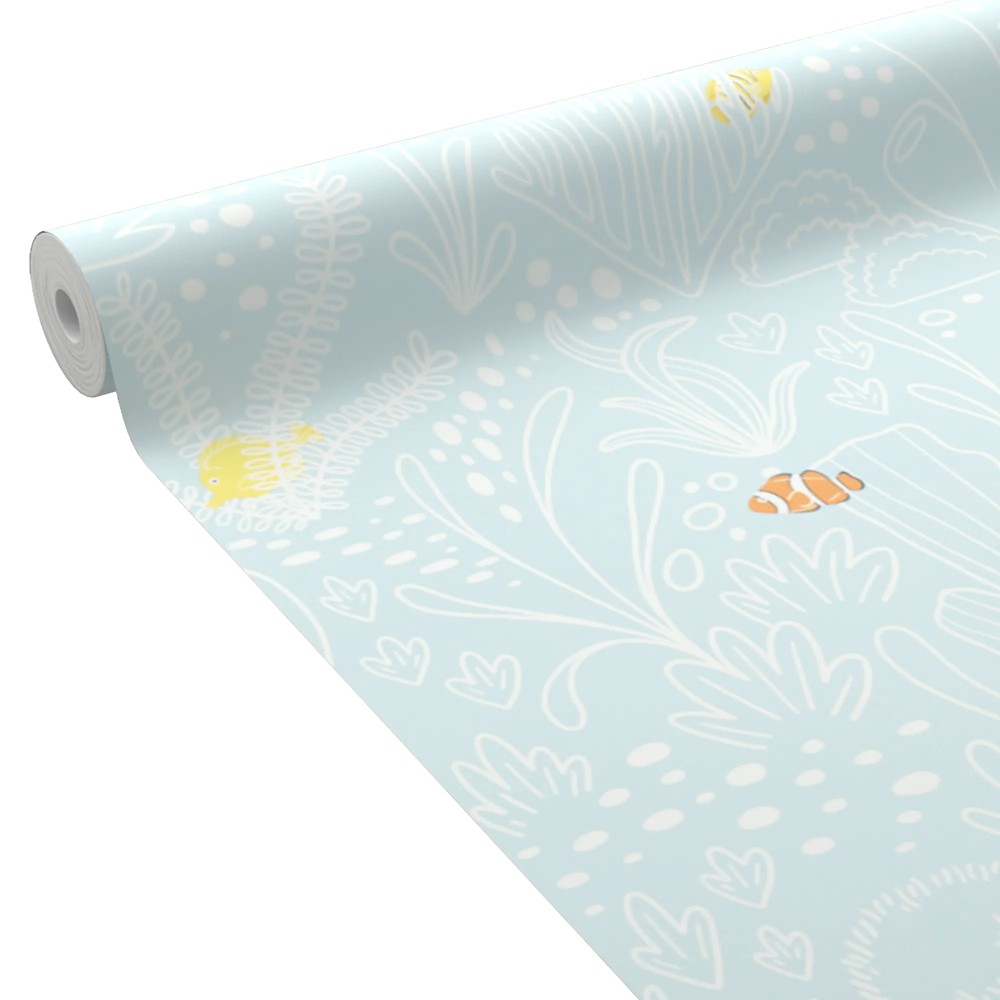 4MURS Papier peint intissé OCEANIA coloris bleu clair - 4MURS