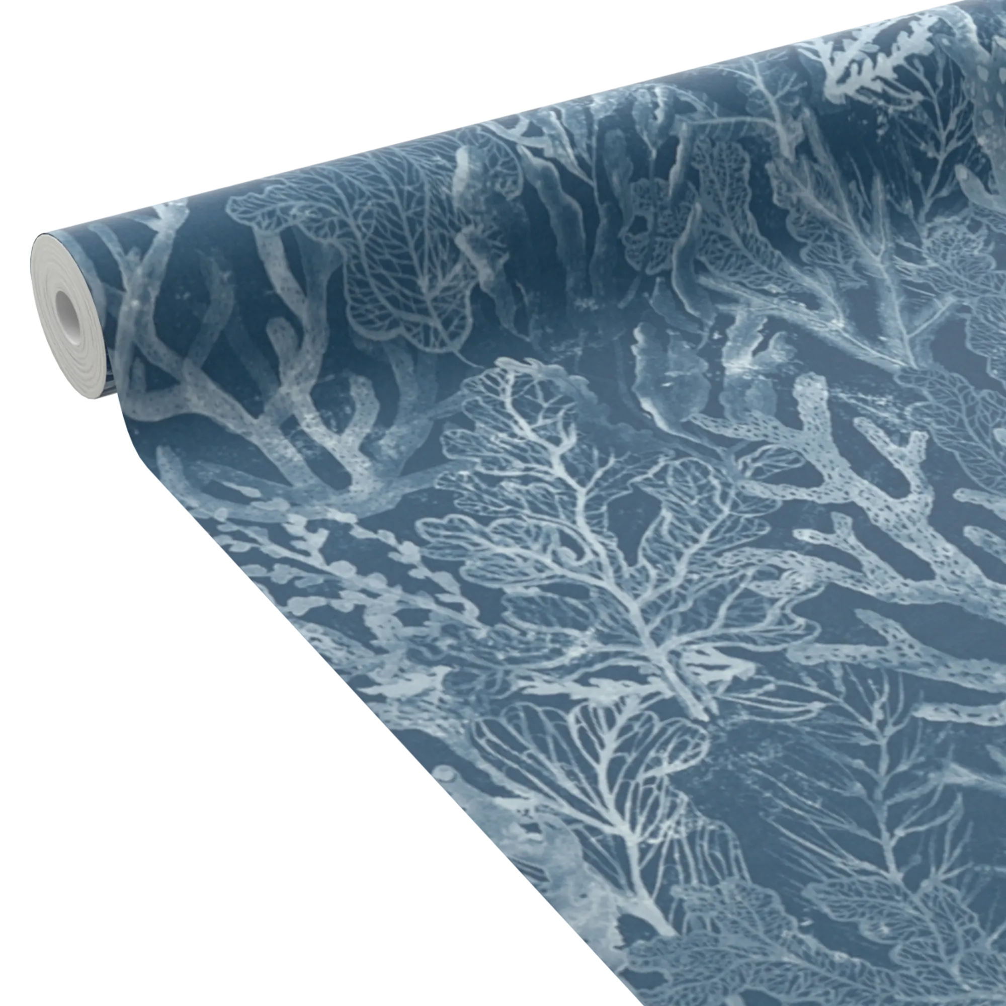 4MURS Papier peint intissé CORALS coloris bleu marin - 4MURS