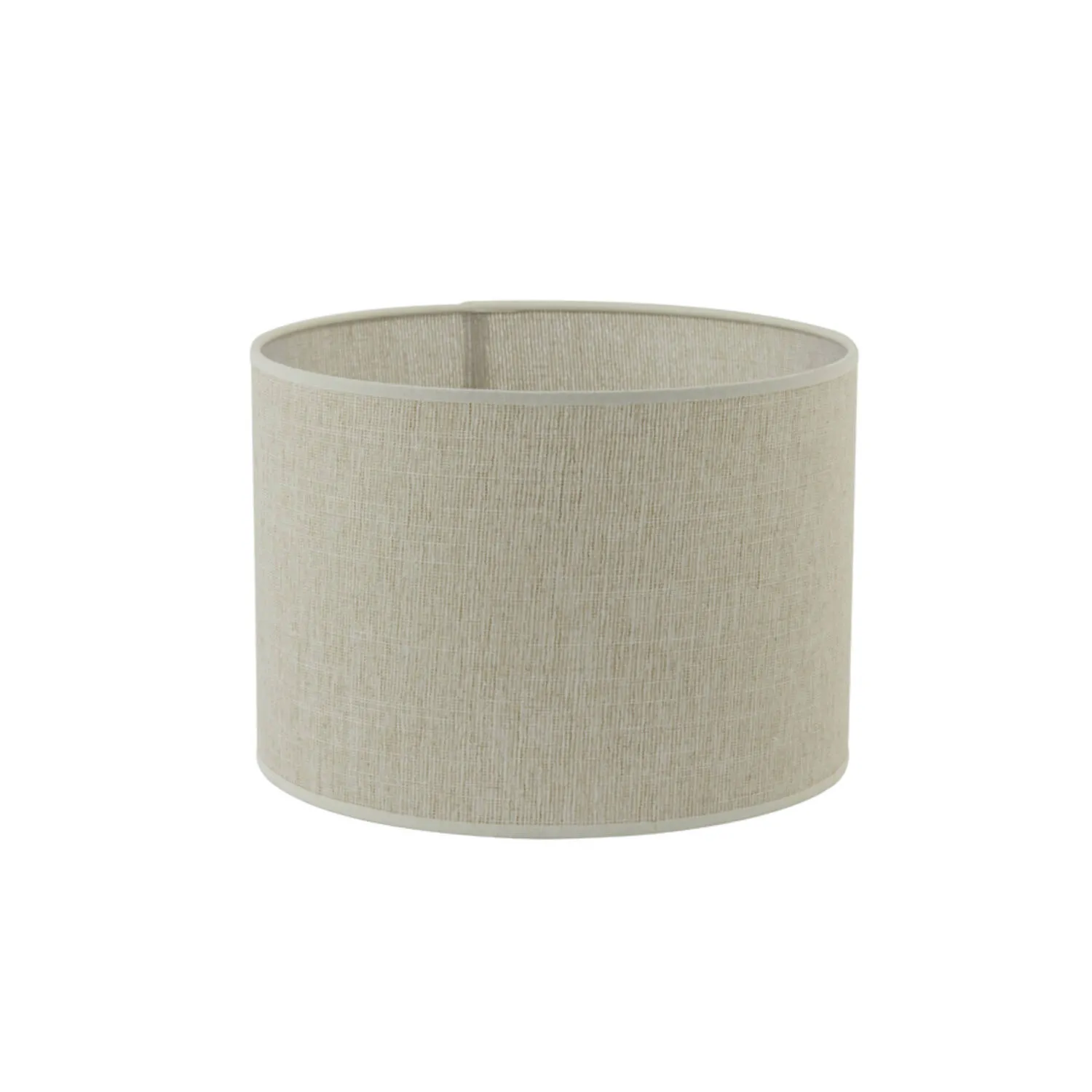 Abat-jour cylindrique en tissu beige Light & Living Breska – Ø 35 cm