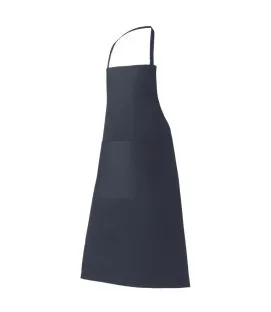 Tablier à bavette noir Taille unique Molinel