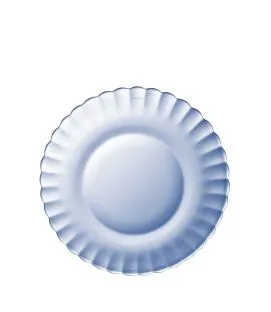 Assiette plate bleu marine verre trempé Ø 20,5 cm Picardie Duralex
