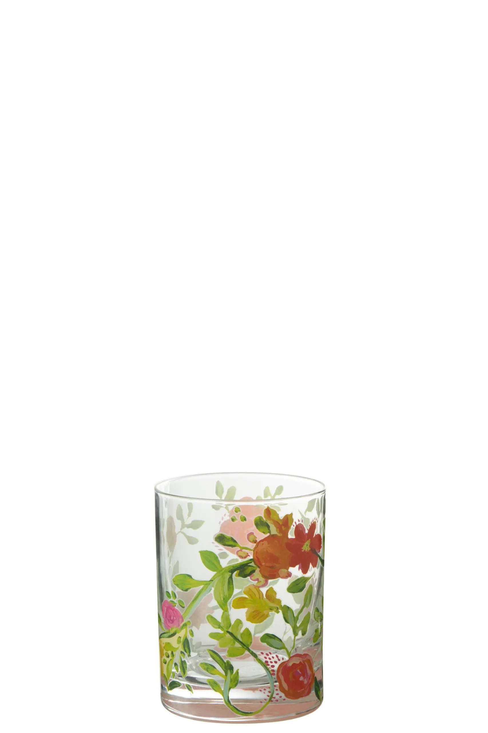 Verre a eau floral verre mix