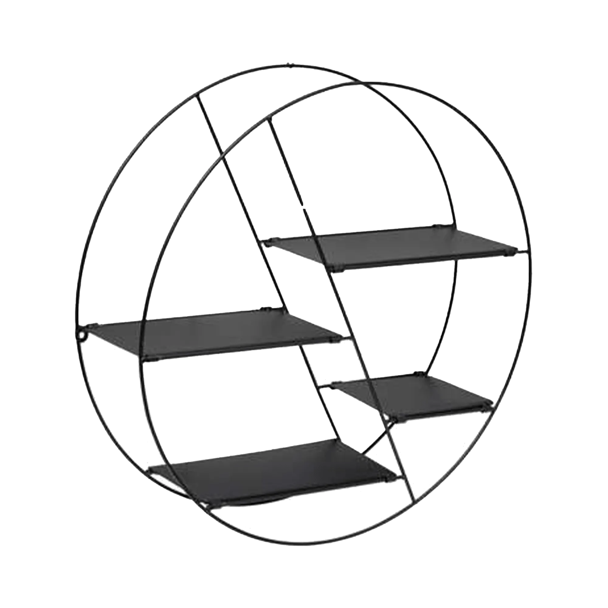 Etagère métallique LARA coloris noir - 4MURS