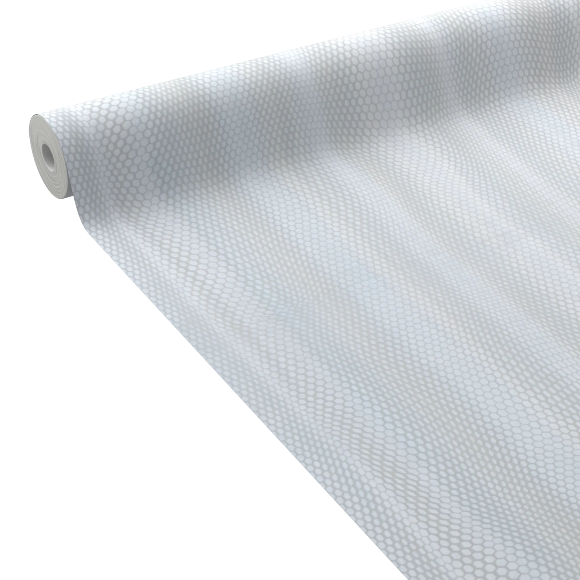 Papier peint intissé MIKAS coloris blanc métallisé - 4MURS