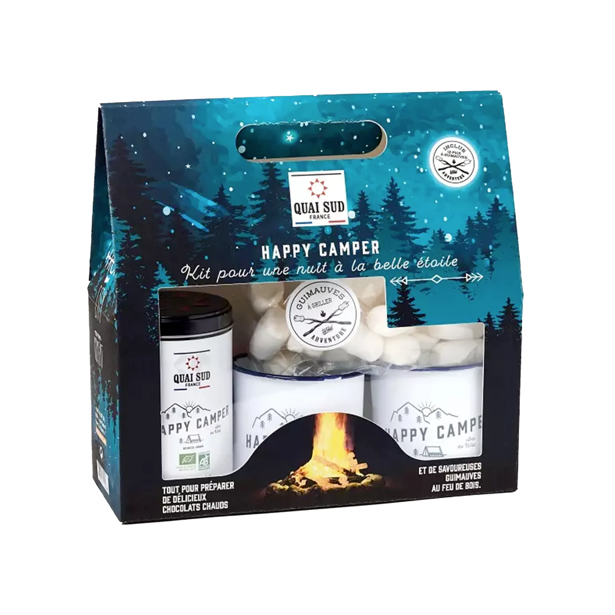 QUAI SUD Coffret HAPPY CAMPER - 4MURS