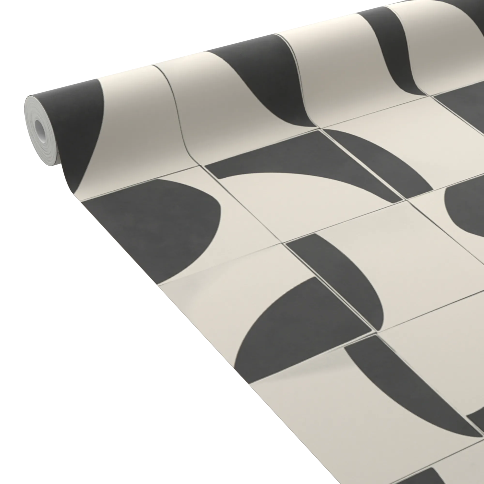 4MURS Papier peint intissé DEREK coloris noir et blanc - 4MURS