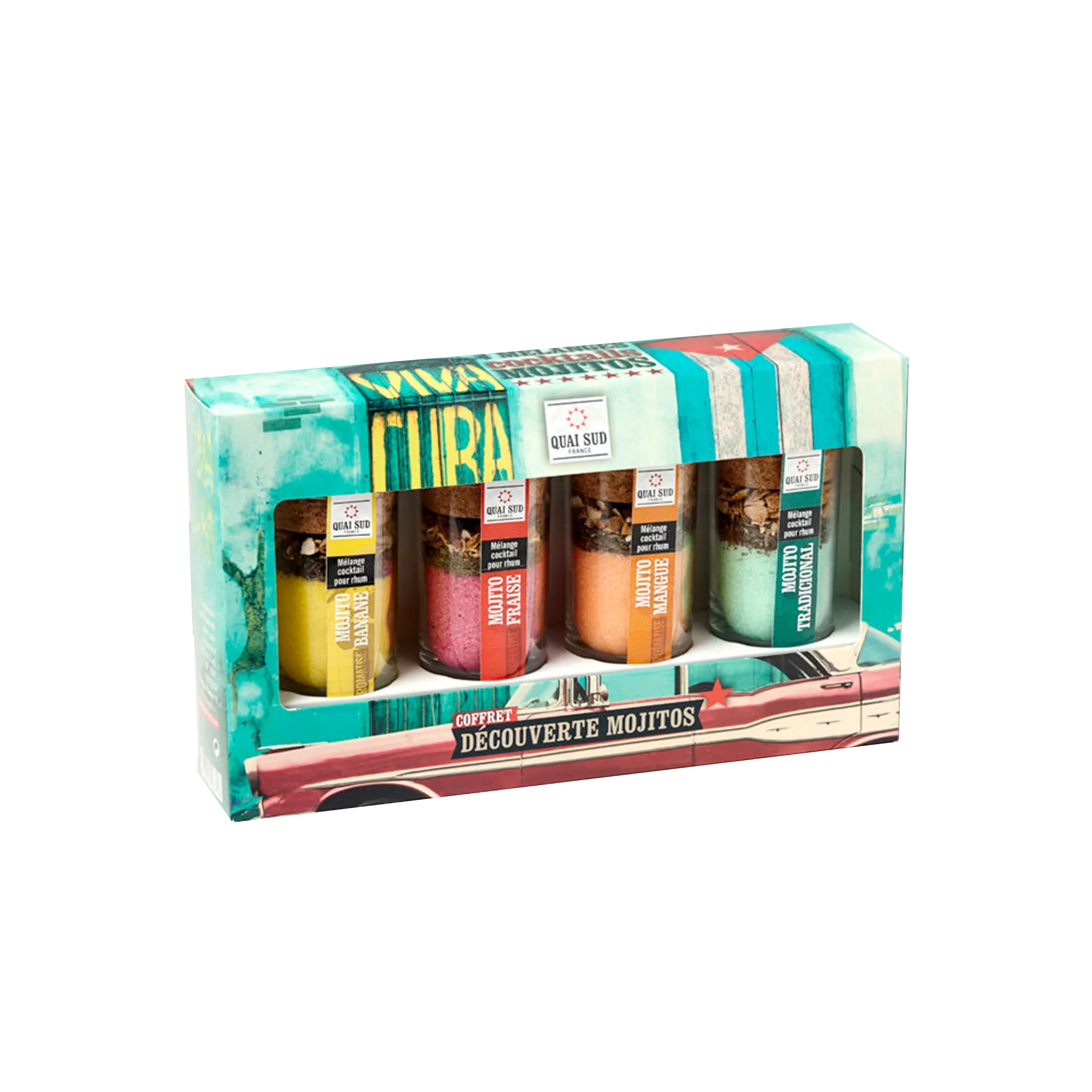 QUAI SUD Coffret DECOUVERTE MOJITOS - 4MURS