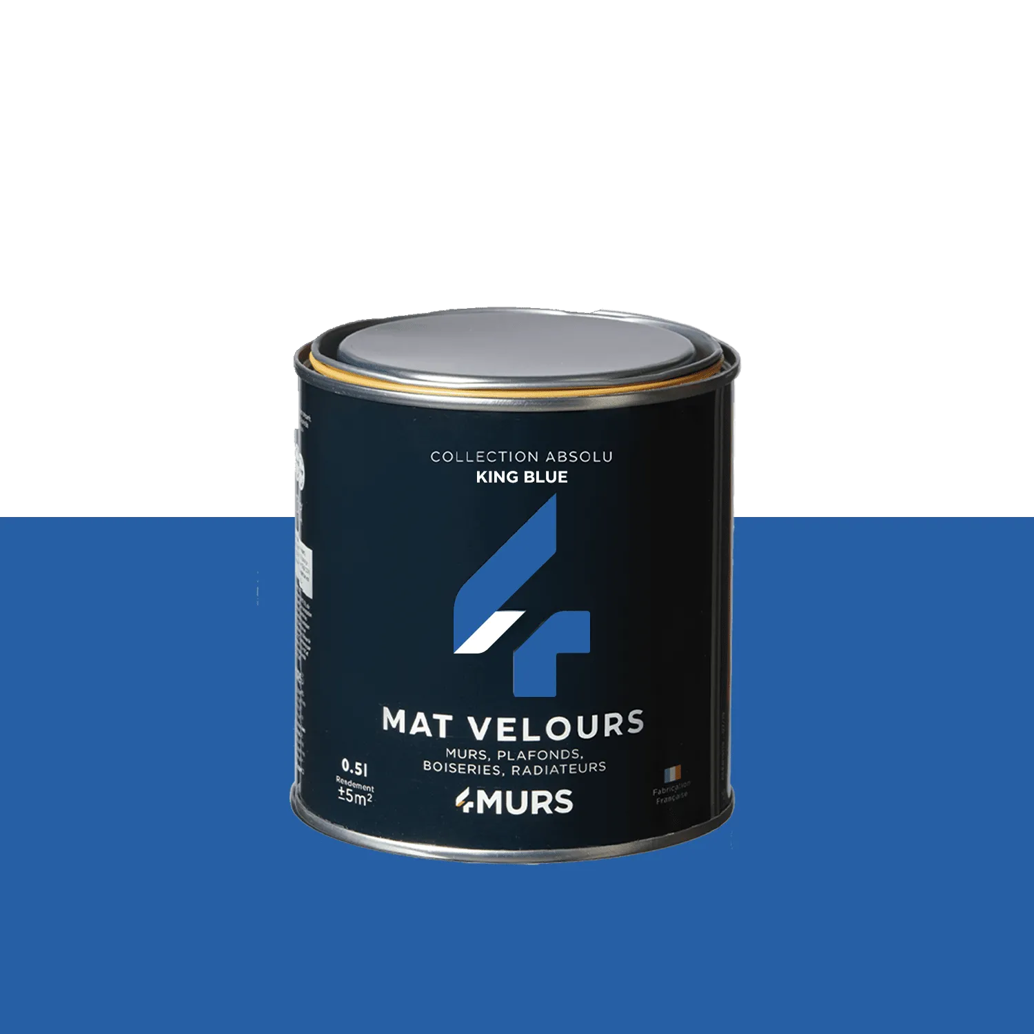 Absolu Peinture Peinture King blue Mat 0,5 L - 4MURS