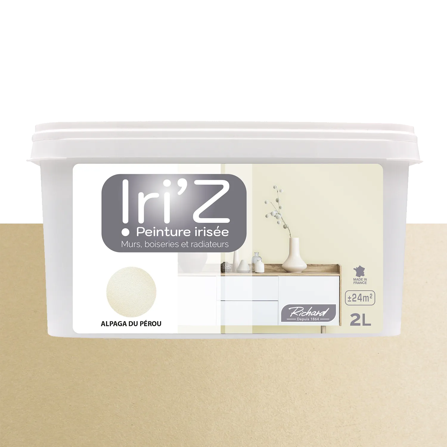 Richard Peinture IRIZ Peinture alpaga du Pérou Brillant 2 L - 4MURS