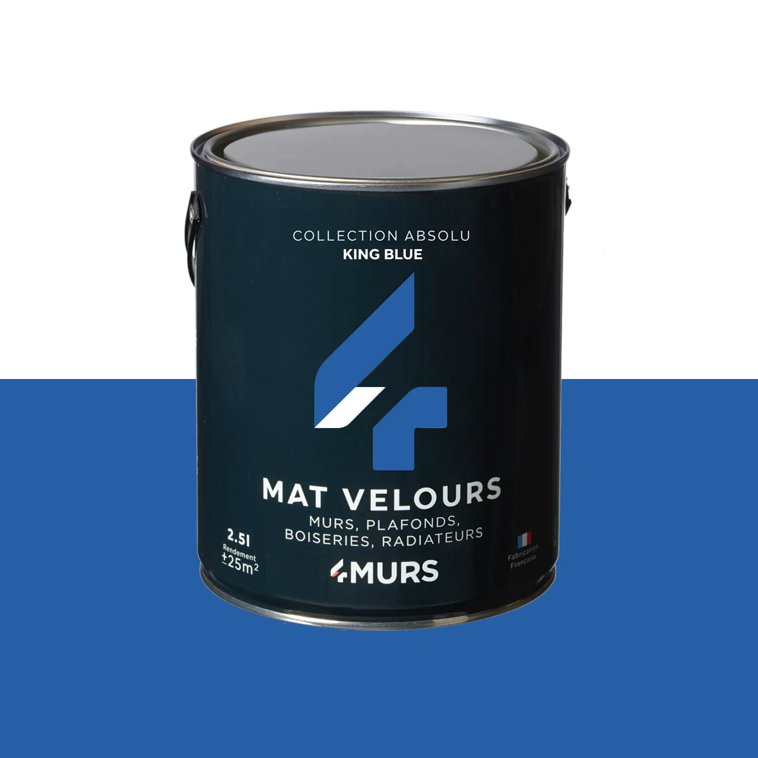 Absolu Peinture Peinture King blue Mat 2,5 L - 4MURS