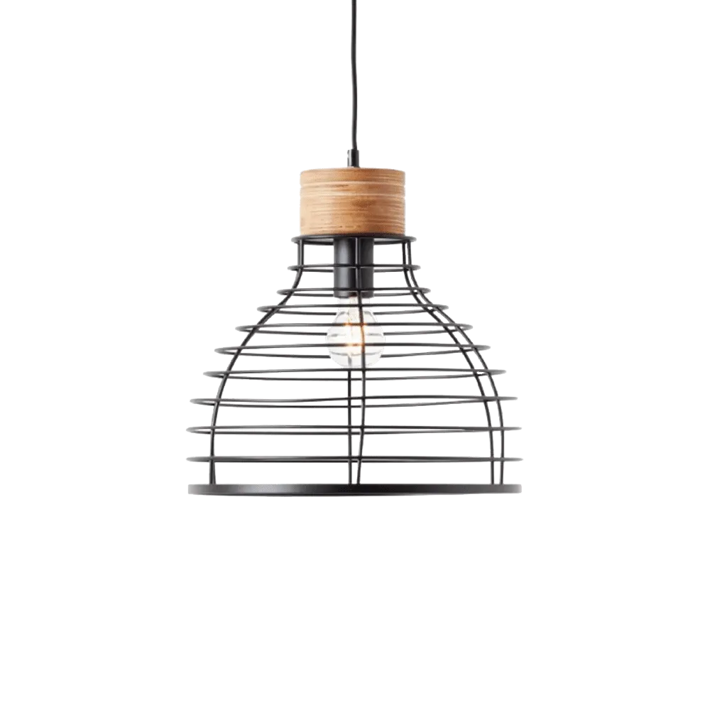 Suspension AVIA coloris noir 135 x 35 cm diamètre 35 cm - 4MURS