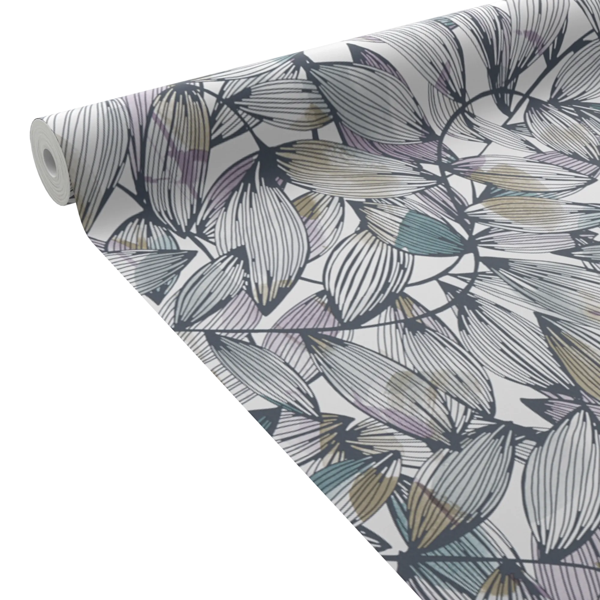 4MURS Papier peint intissé LUCILLE coloris multicolore - 4MURS