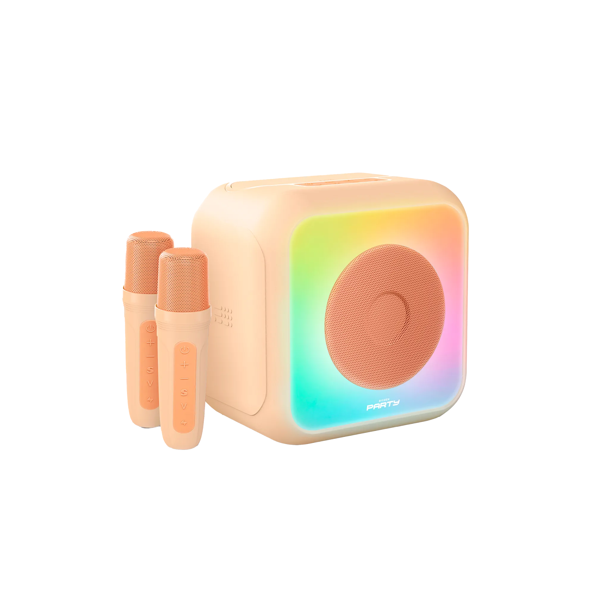 Bigben Enceinte KARAOKÉ coloris orange - 4MURS