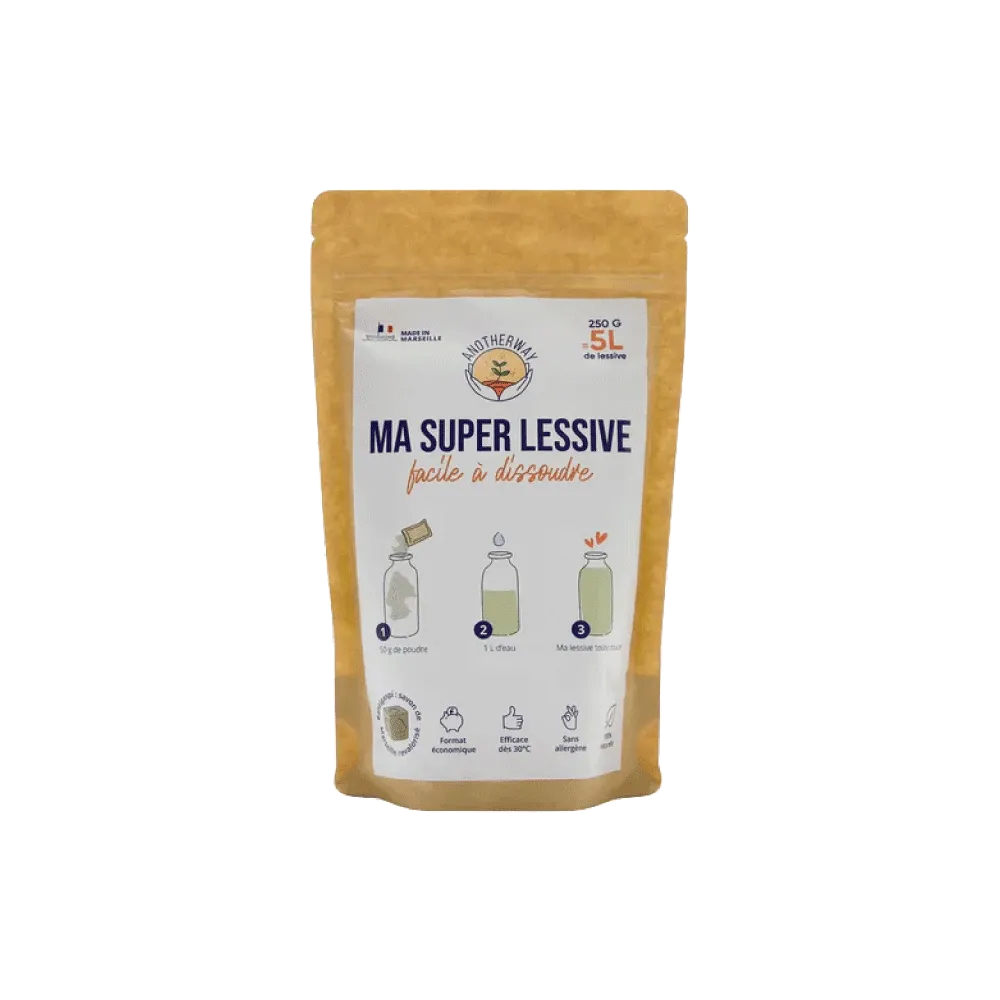 ANOTHER WAY Lessive NATURELLE coloris blanc - 4MURS