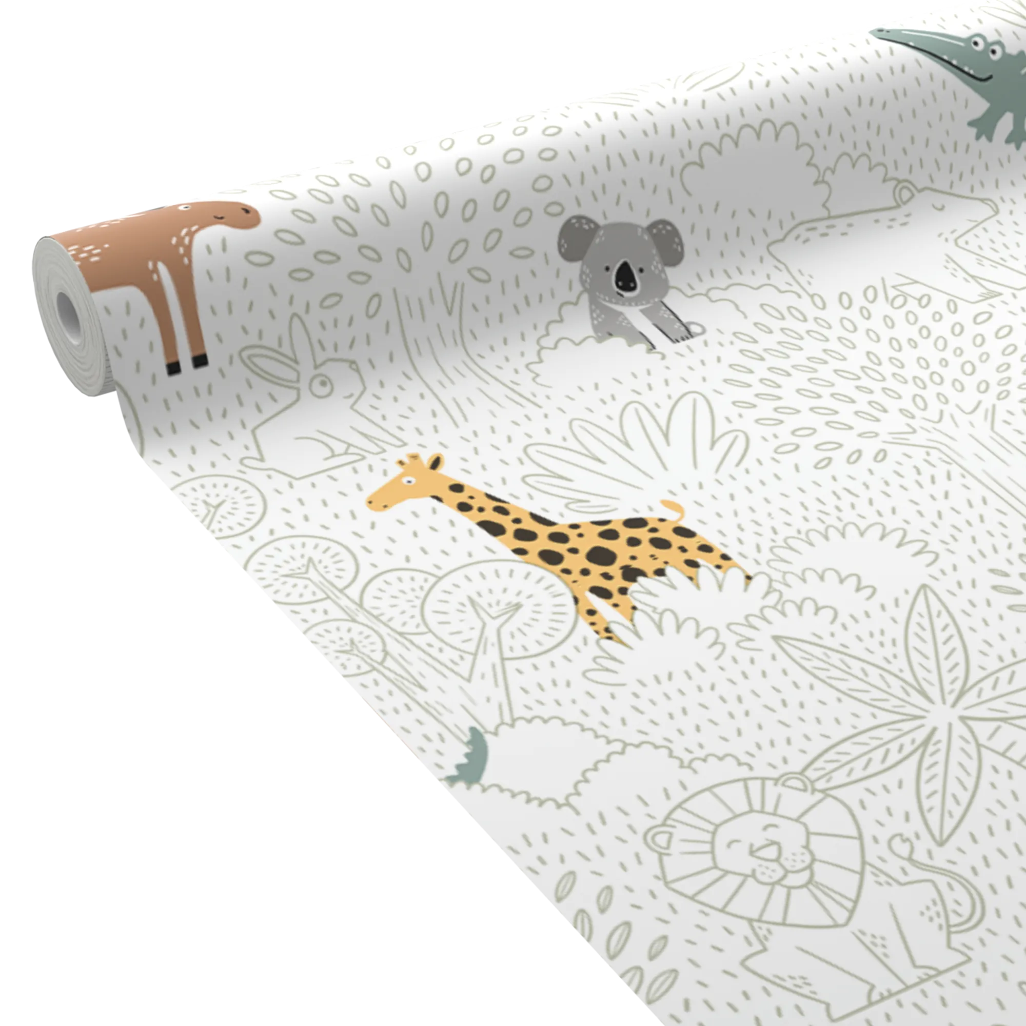 4MURS Papier peint intissé AROUND THE WORLD multicolore - 4MURS