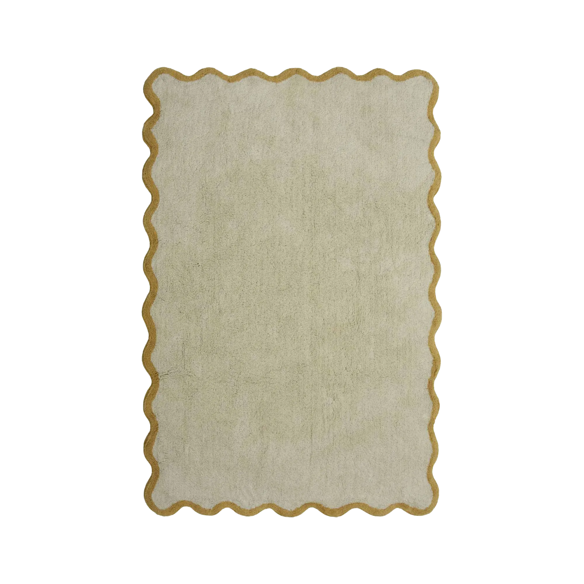 Tapis BLOOM coloris ivoire/moutarde 160 x 230 cm - 4MURS