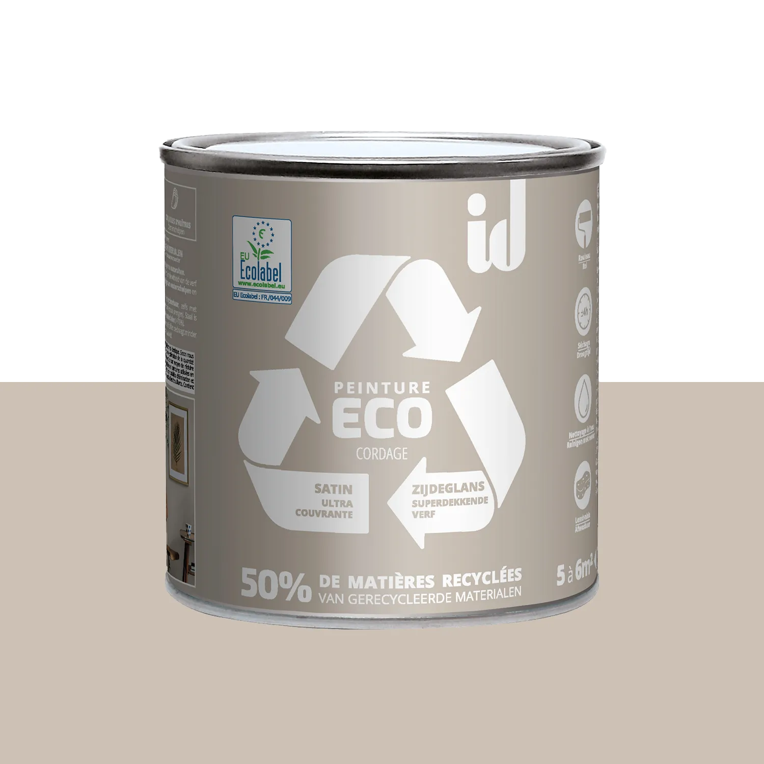 ECO ID Peinture ECO Peinture cordage Satiné 0,5 L - 4MURS