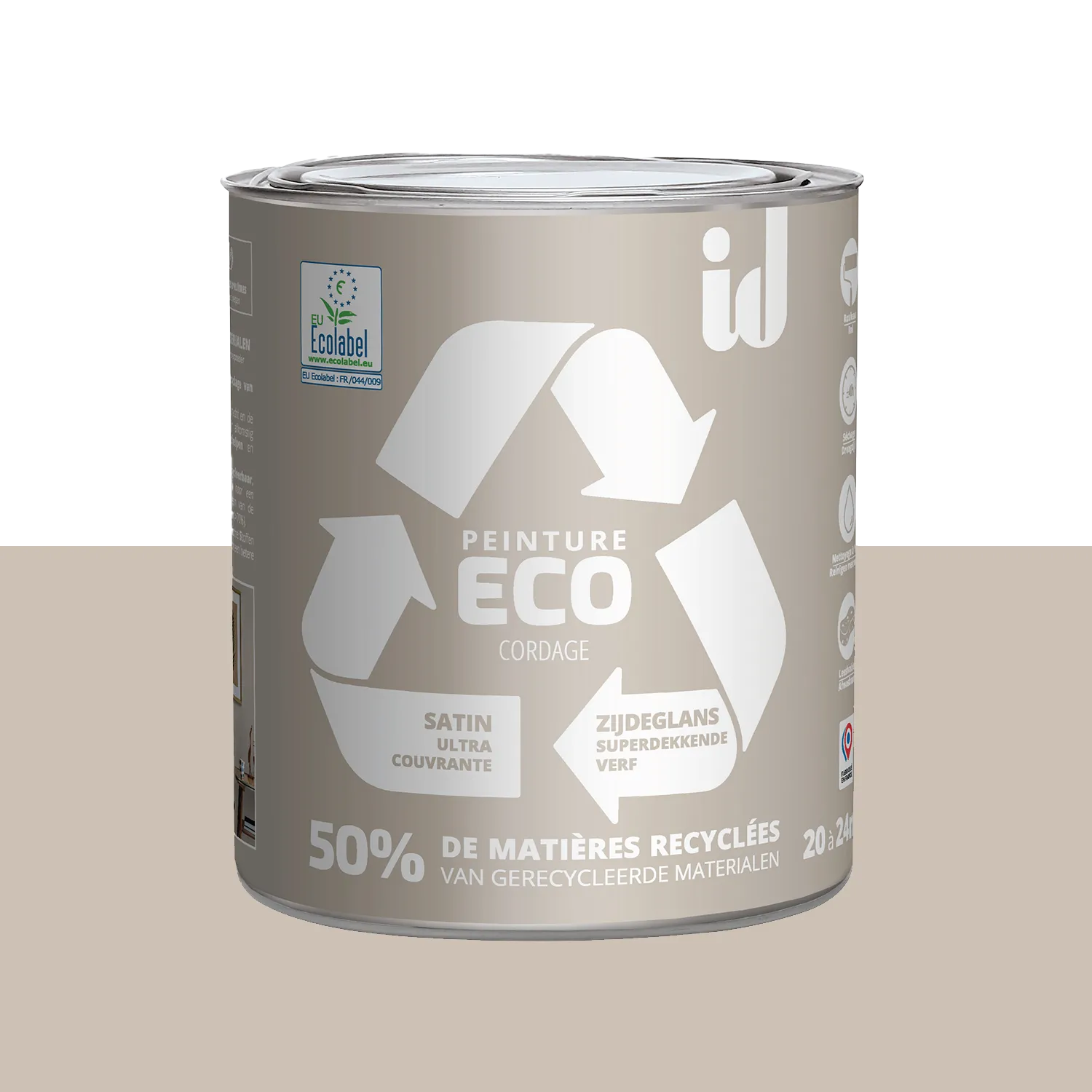 ECO ID Peinture ECO Peinture cordage Satiné 2 L - 4MURS