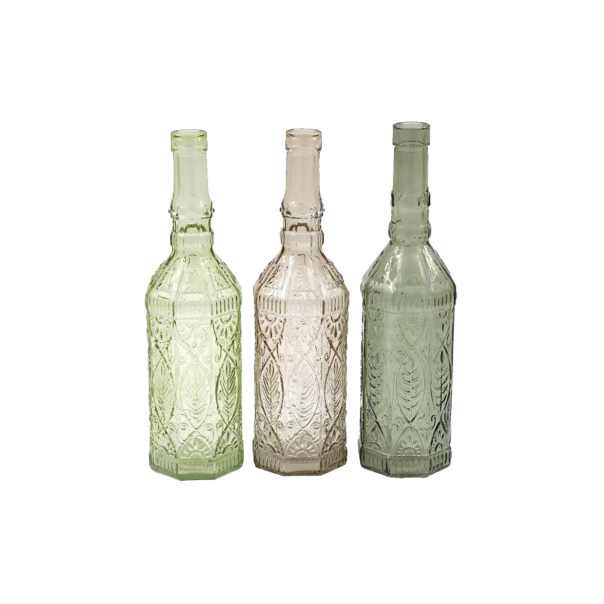 Bouteille décorative LOLITA coloris rose / vert - 4MURS