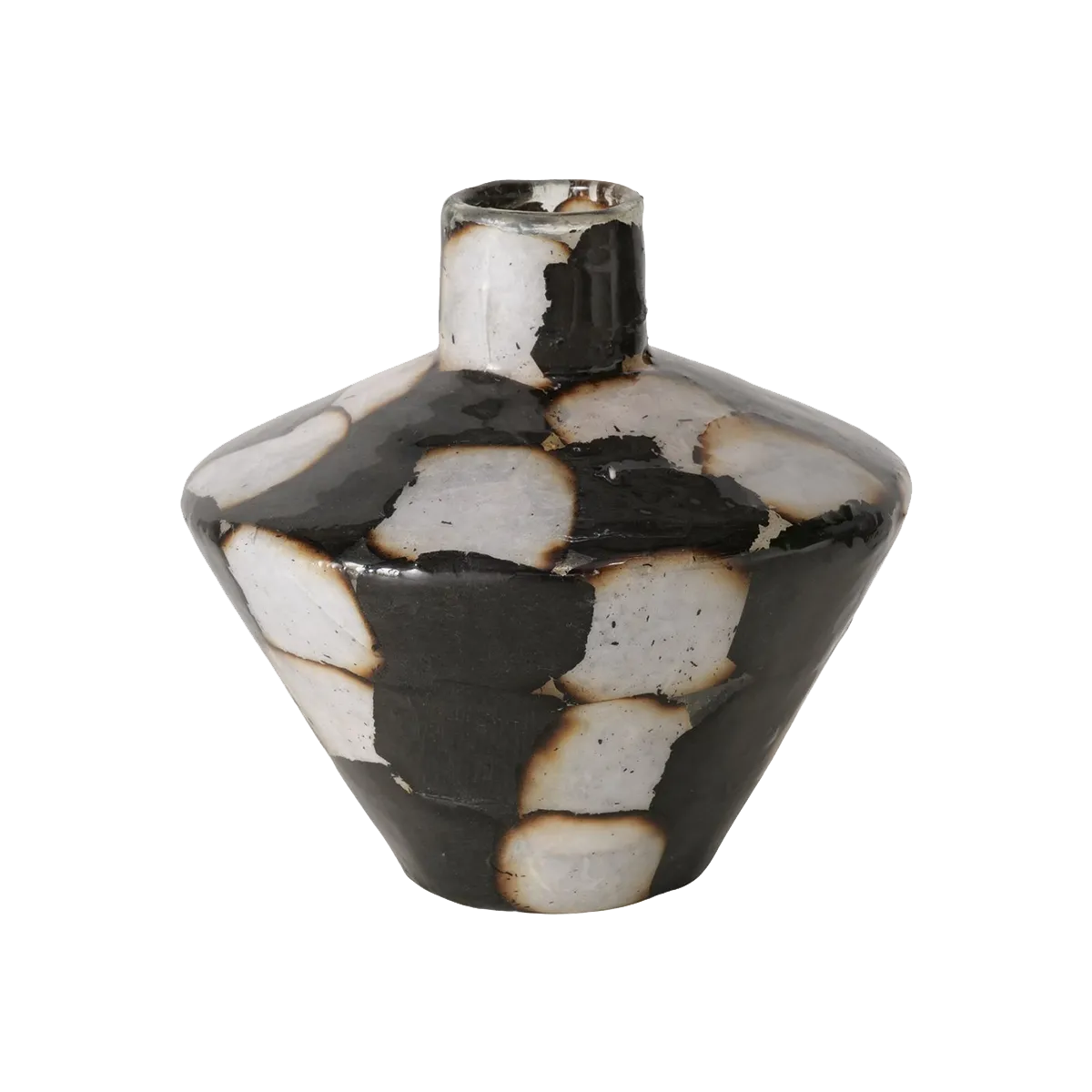 Vase MEDO coloris noir/blanc - 4MURS