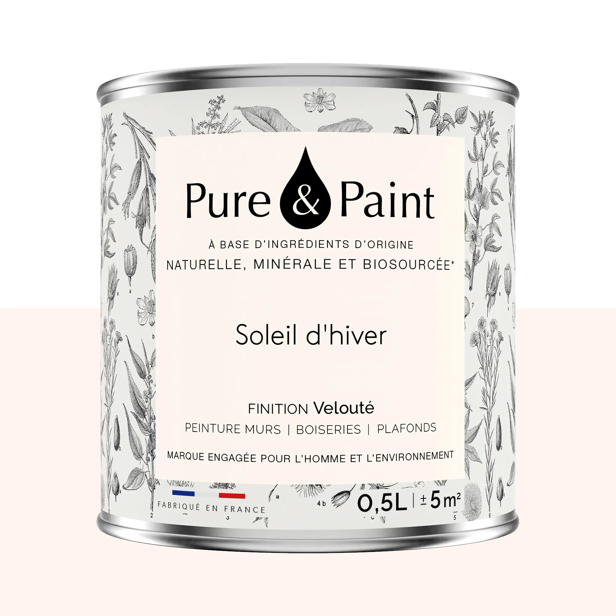 Pure and Paint Peinture Peinture SOLEIL D'HIVER 0,5 L - 4MURS