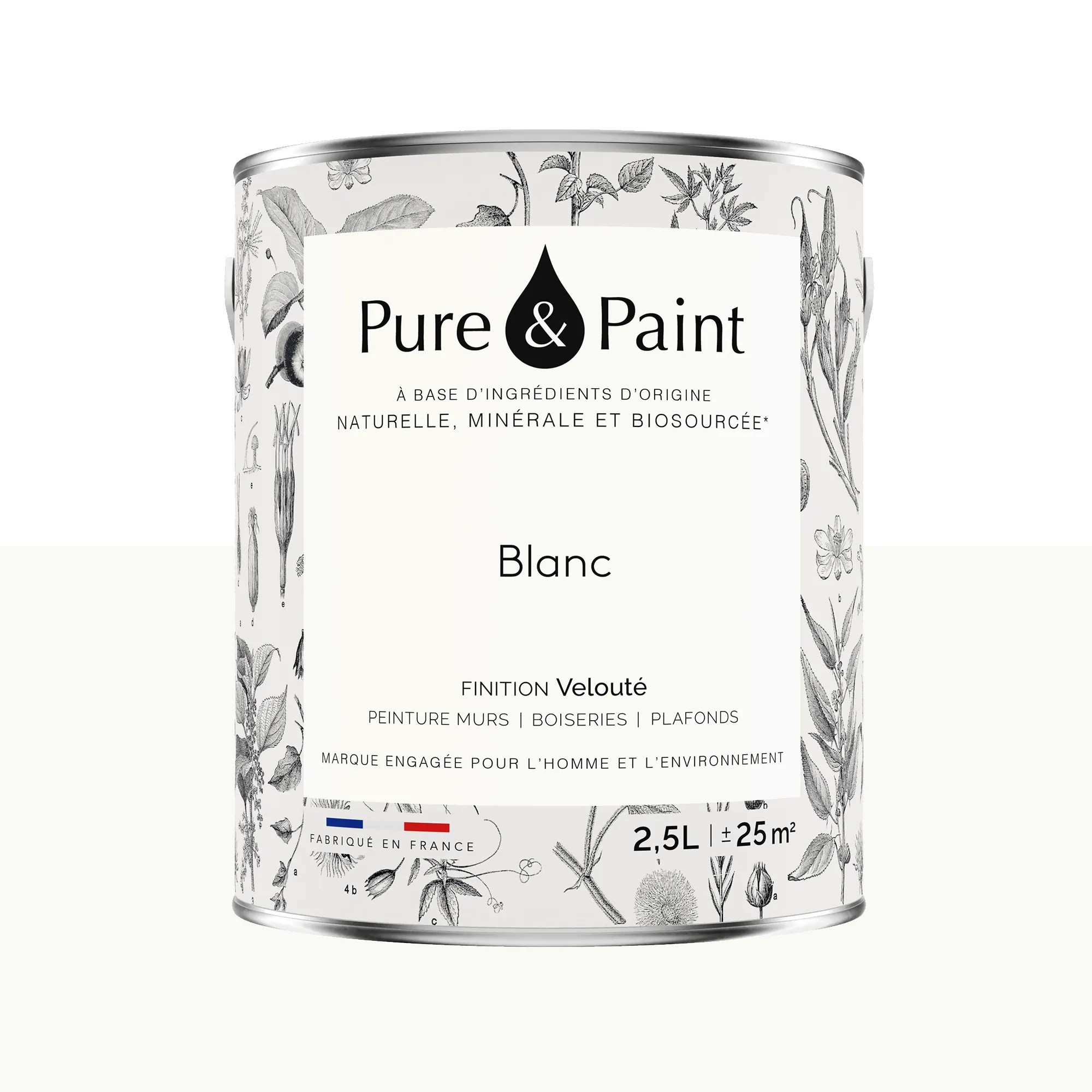 Pure and Paint Peinture Peinture blanc 2,5 L - 4MURS