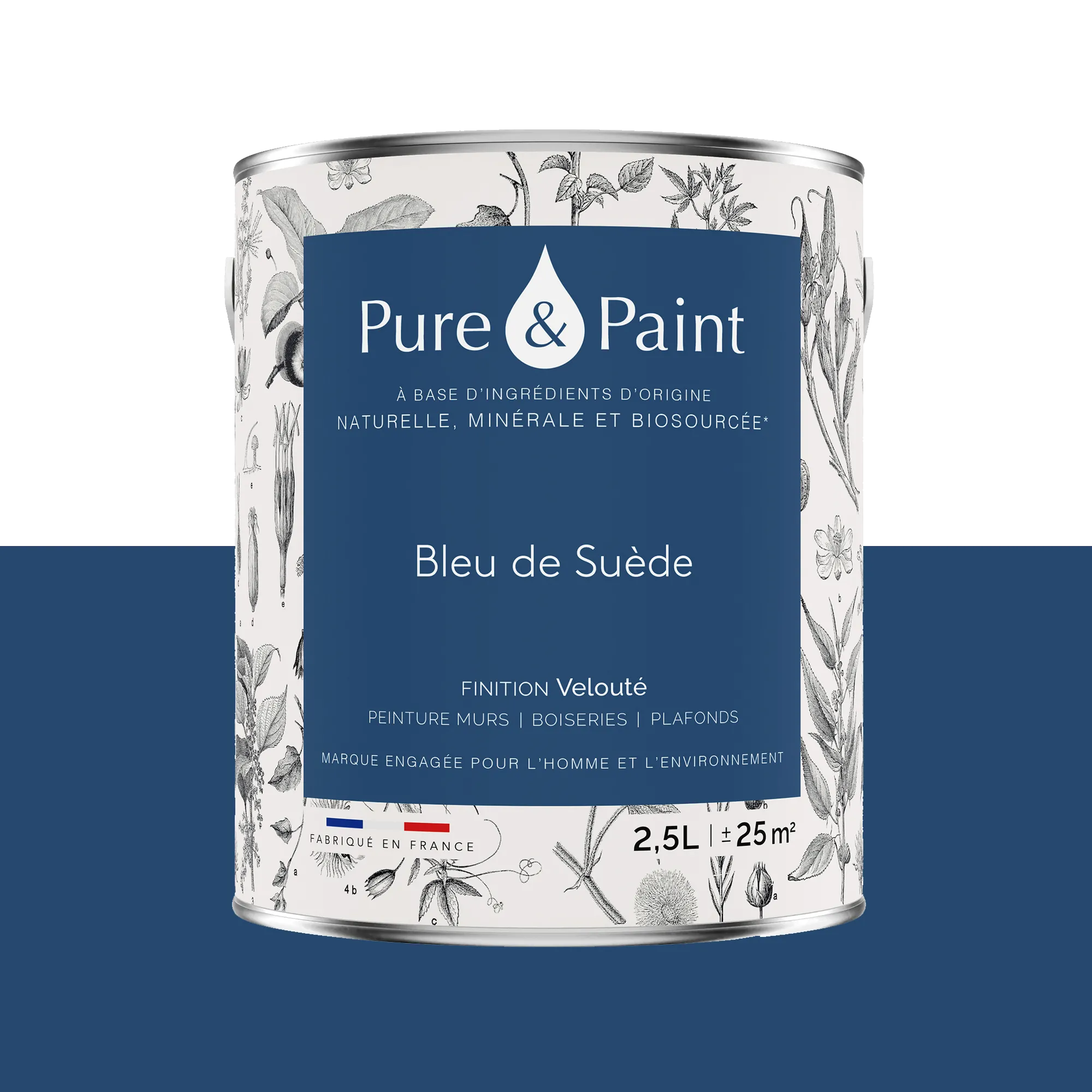 Pure and Paint Peinture Peinture Bleu de Suède - 4MURS
