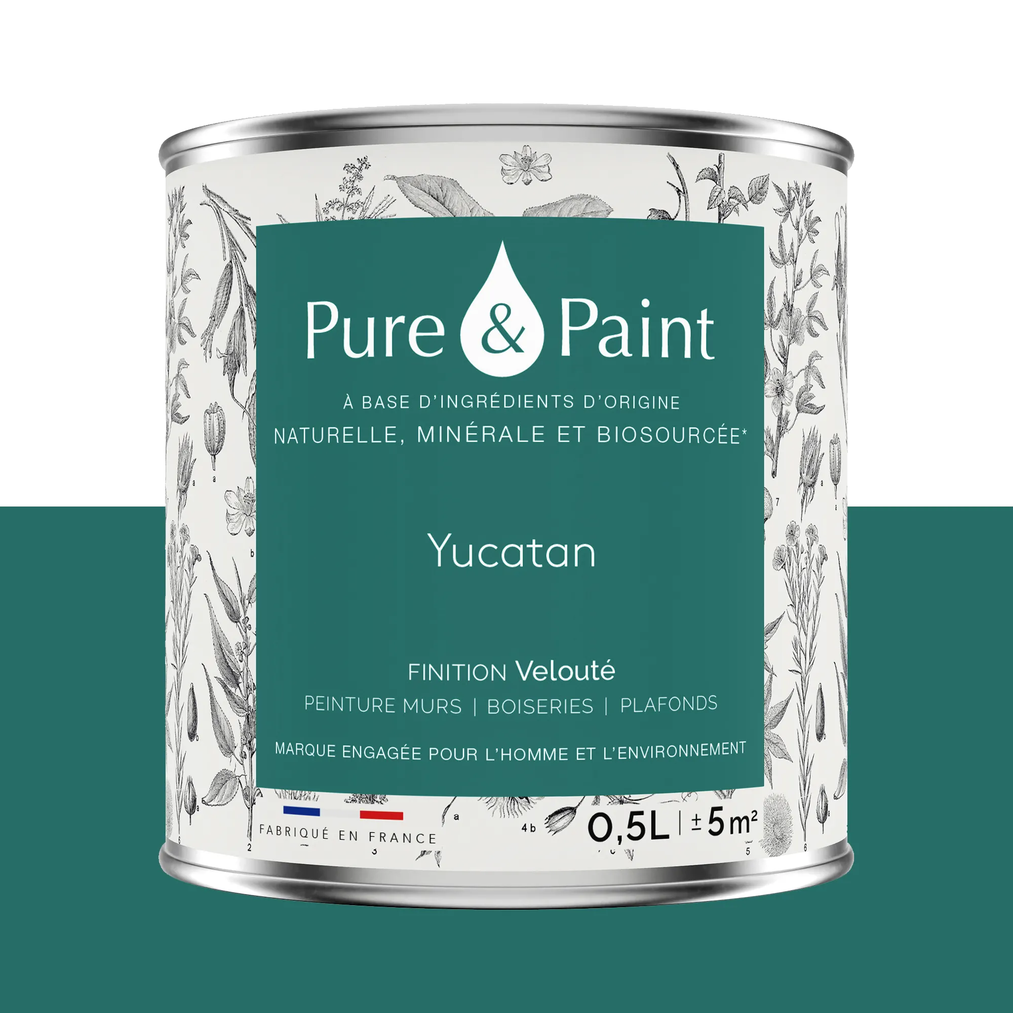 Pure and Paint Peinture Peinture Yucatan 0,5 L - 4MURS