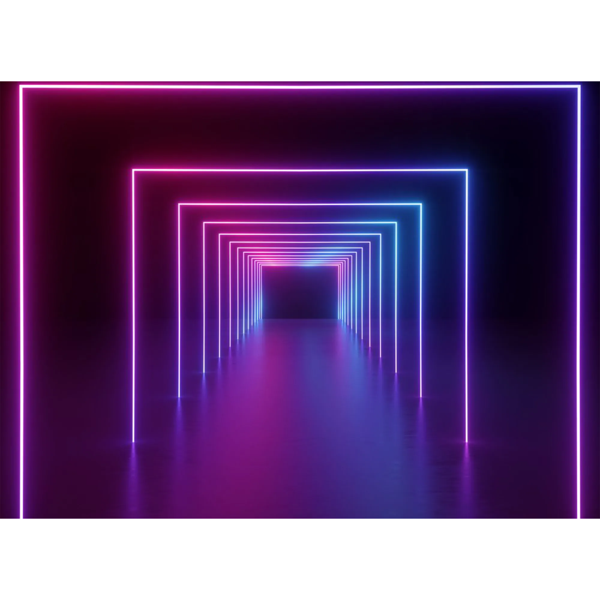 Papier peint panoramique XL NEON LIGHTS 350 x 255 cm - 4MURS