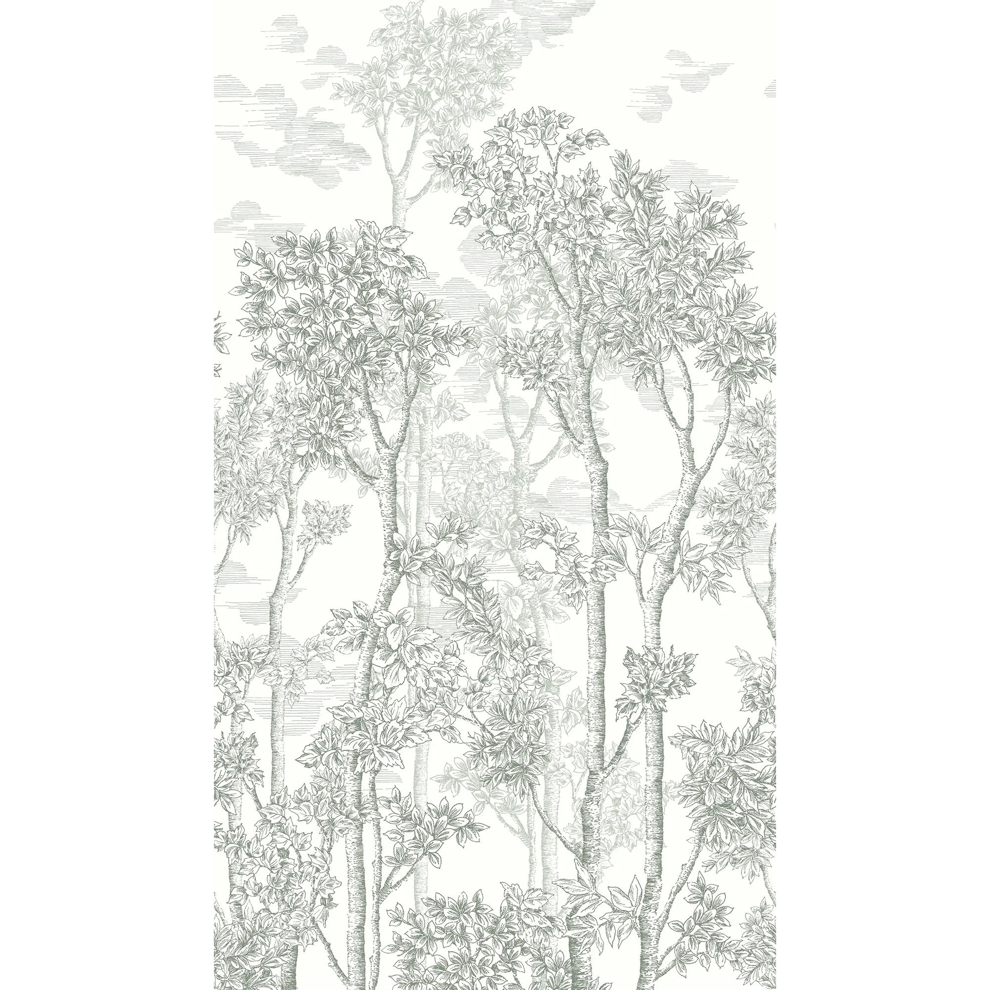 4MURS Papier peint panoramique L ERNEST TREE 159 x 280 cm - 4MURS